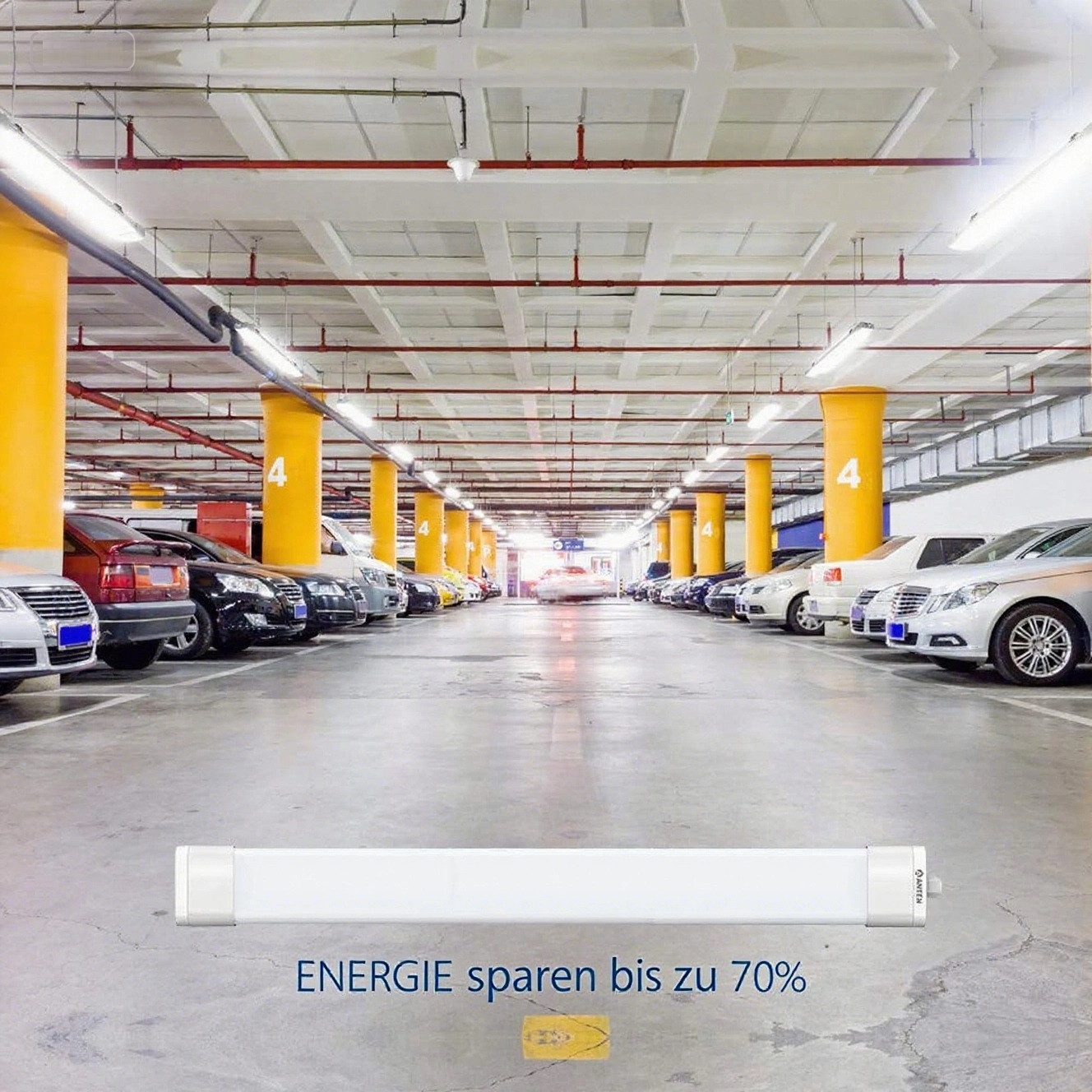 ANTENLICHT Außen-Deckenleuchte LED Feuchtraumleuchte, Deckenleuchte, Werkst günstig online kaufen