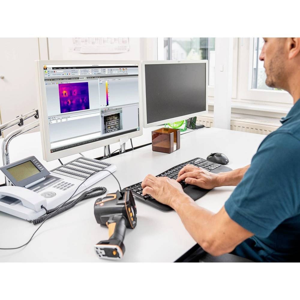 testo Wärmebildkamera Wärmebildkamera (30° Objektiv, 320 x 240 Pixel,27 Hz 0560 8830, WiFi