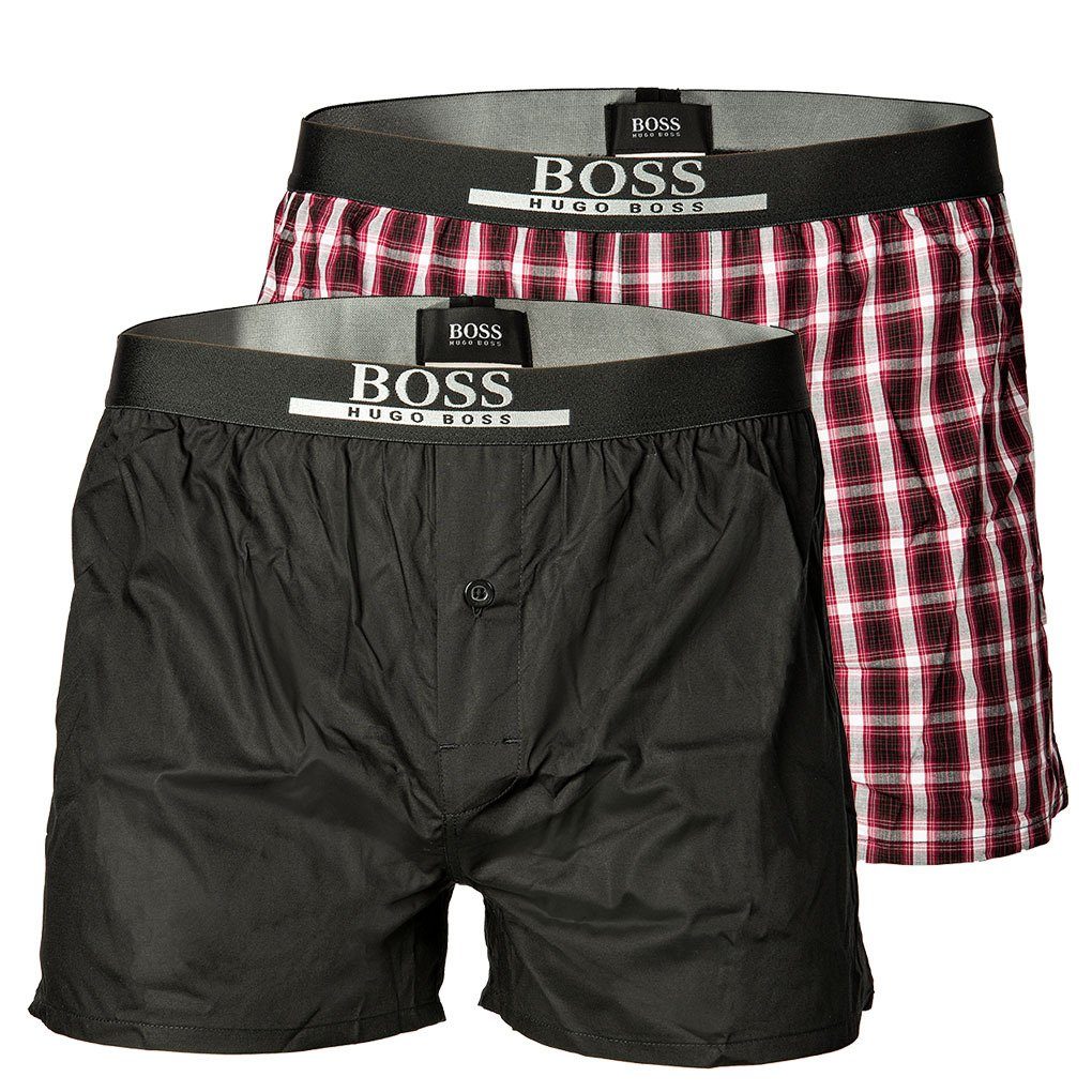boss woven boxer shorts