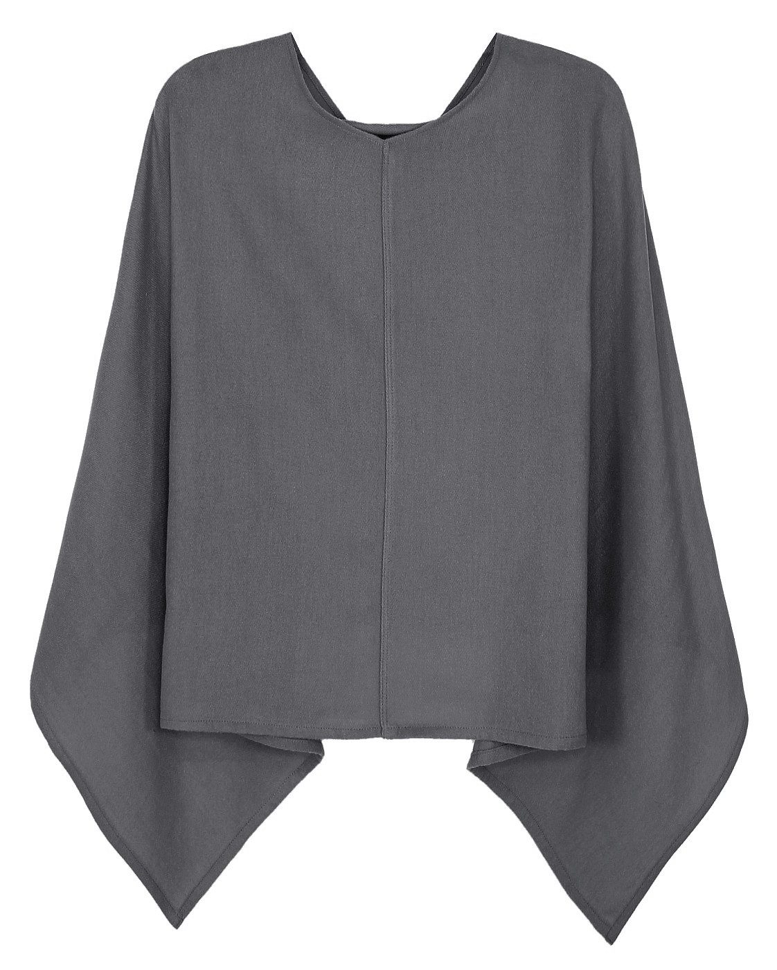 dy_mode Strickponcho Damen Poncho in Unifarben günstig online kaufen