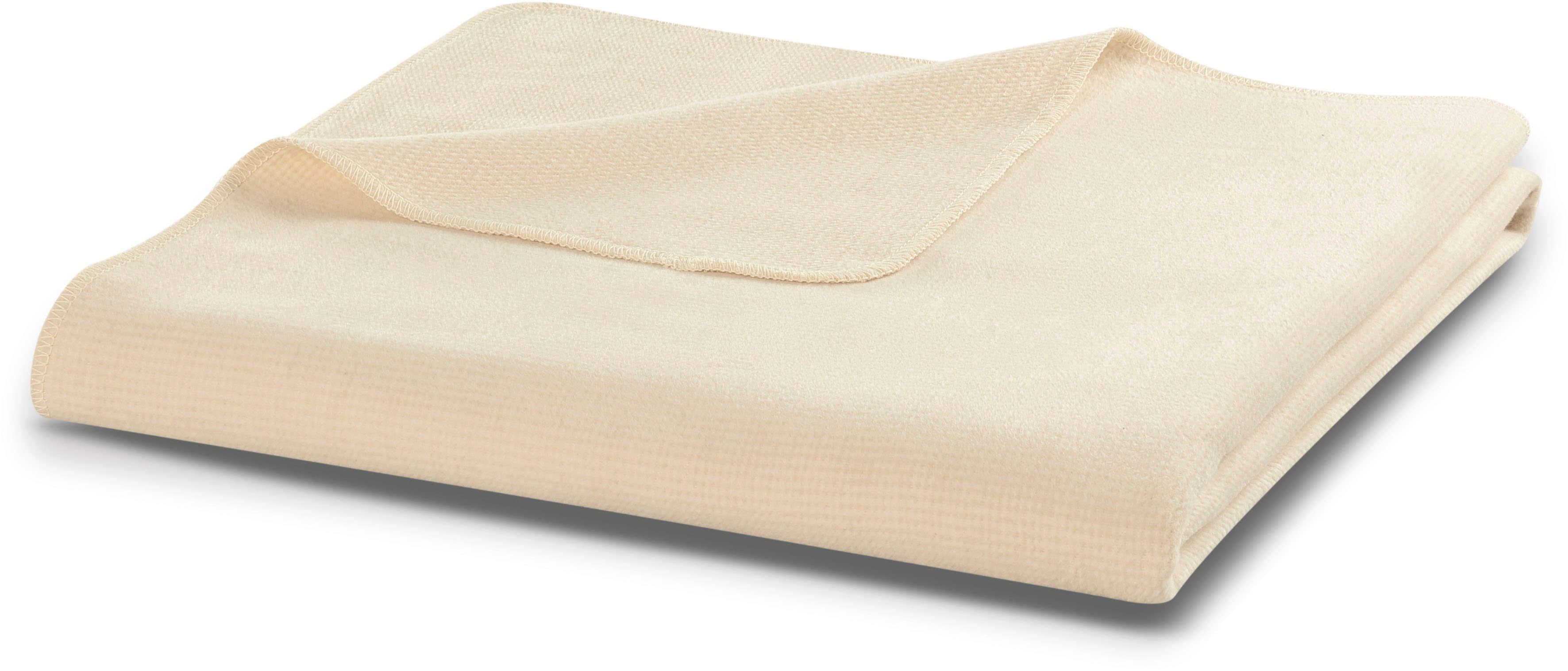 Biederlack Wohndecke »Pearl«, aus reiner Baumwolle, Kuscheldecke günstig online kaufen