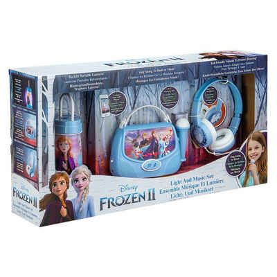 eKids Disney Frozen 2 Licht- und Musik Set Portable-Lautsprecher (mit Mikrofon, Kopfhörern, Musik-Box und Lampe)