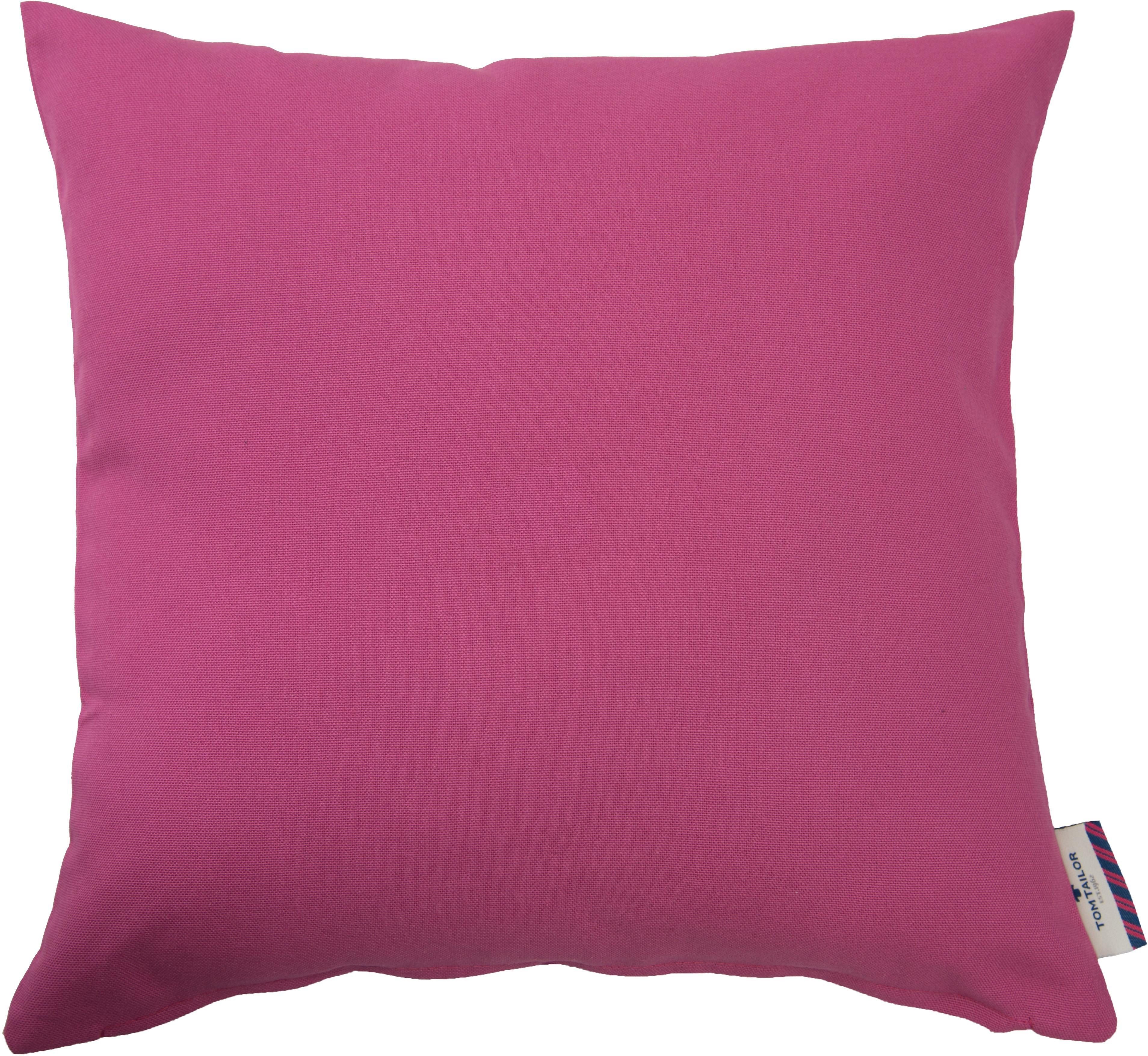 TOM TAILOR HOME Dekokissen Dove, unifarben, Kissenhüllen ohne Füllung, 2er Pack