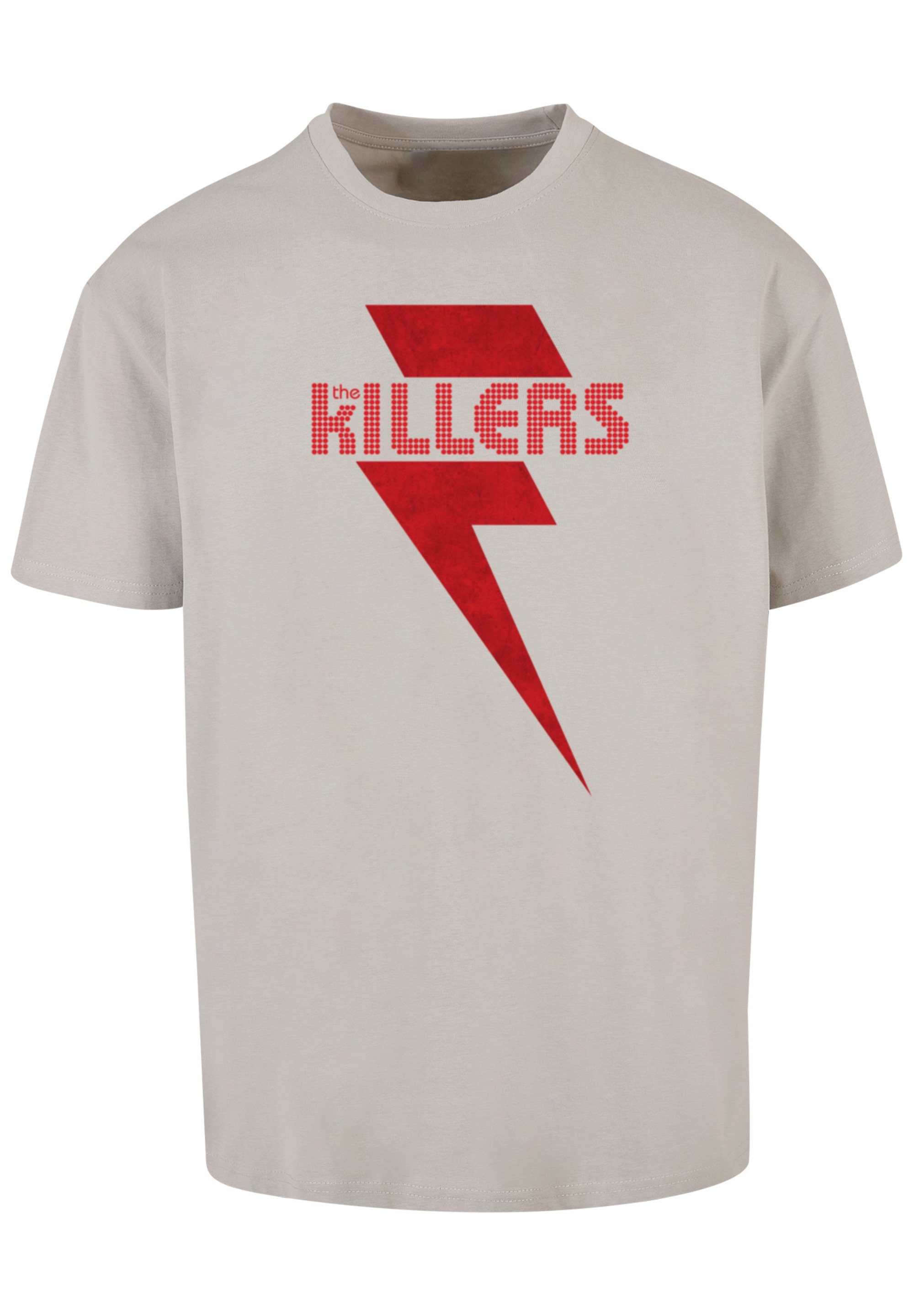 T-Shirt Band lightasphalt Bolt Killers Print The Red F4NT4STIC Rock
