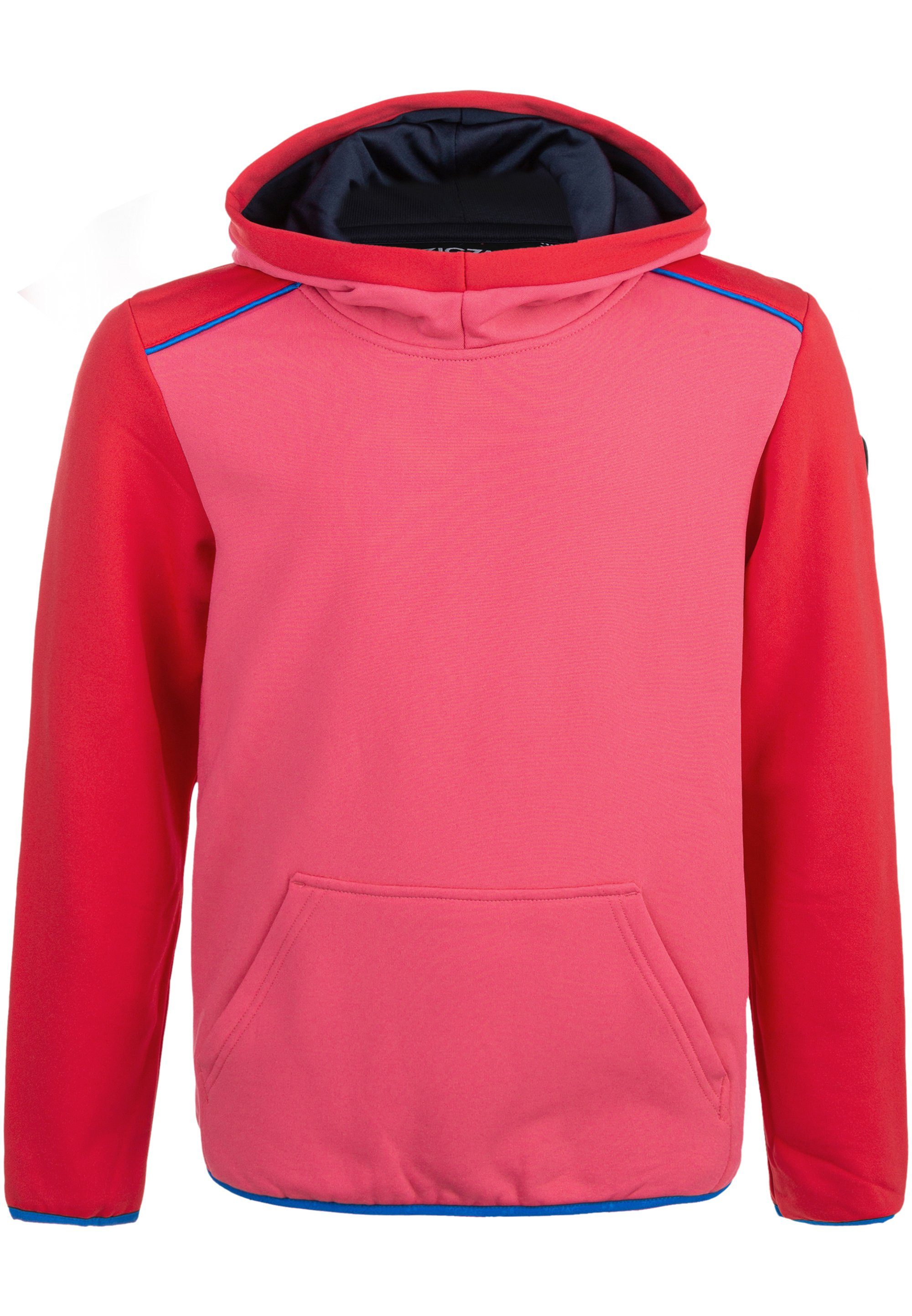 ZIGZAG Kapuzensweatshirt FINK (1-tlg) aus schnelltrocknenden Funktionsmaterialien rosa | Sweatshirts