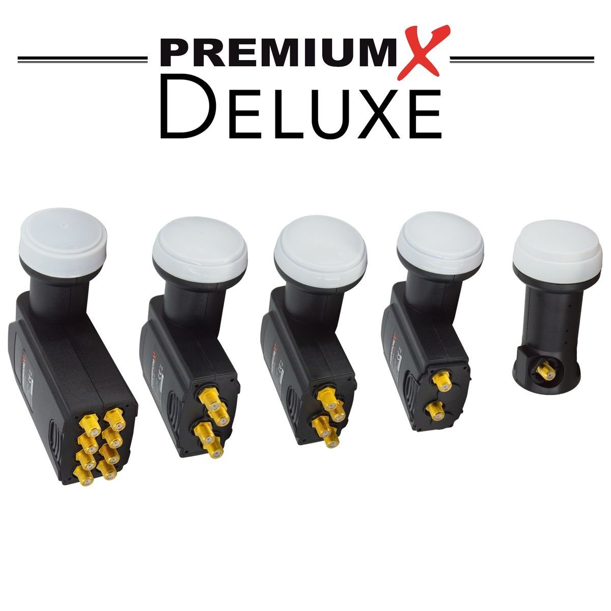 UHD SAT 4K DVB-S2 für PremiumX 2 LNB Deluxe HD Twin Teilnehmer Monoblock-LNB PLL