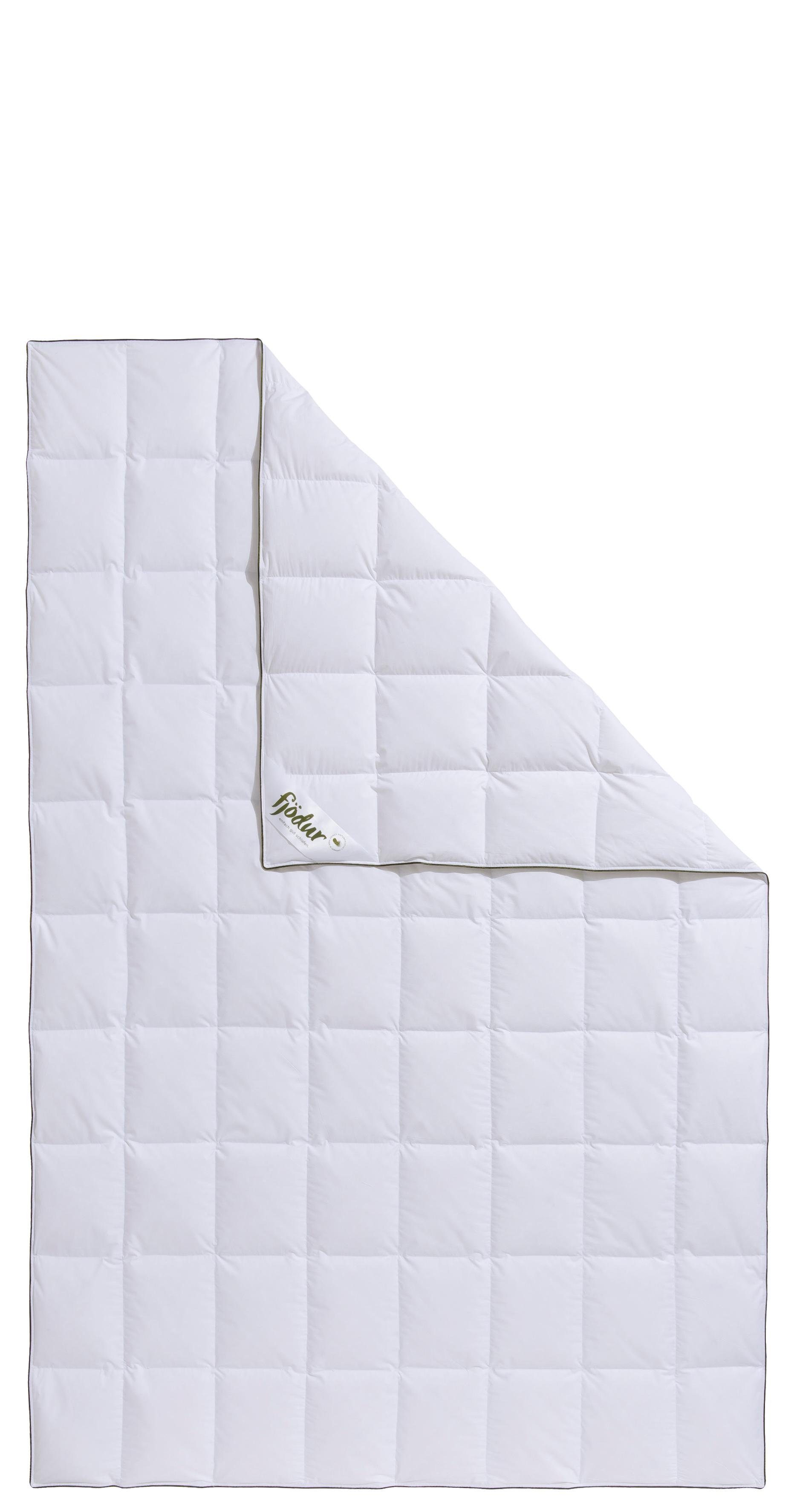 fjödur Gänsedaunenbettdecke Franzisk, Bettdecken für Sommer oder Winter, Decke, Füllung: 100% Gänsedaunen, Bezug: 100% Baumwolle, Bettdecke 135x200, allergiker  – Bild 2 von 5