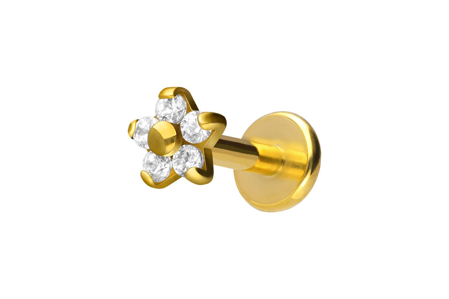 PIERCINGLINE Piercing-Set Titan Labret mit Innengewinde günstig online kaufen