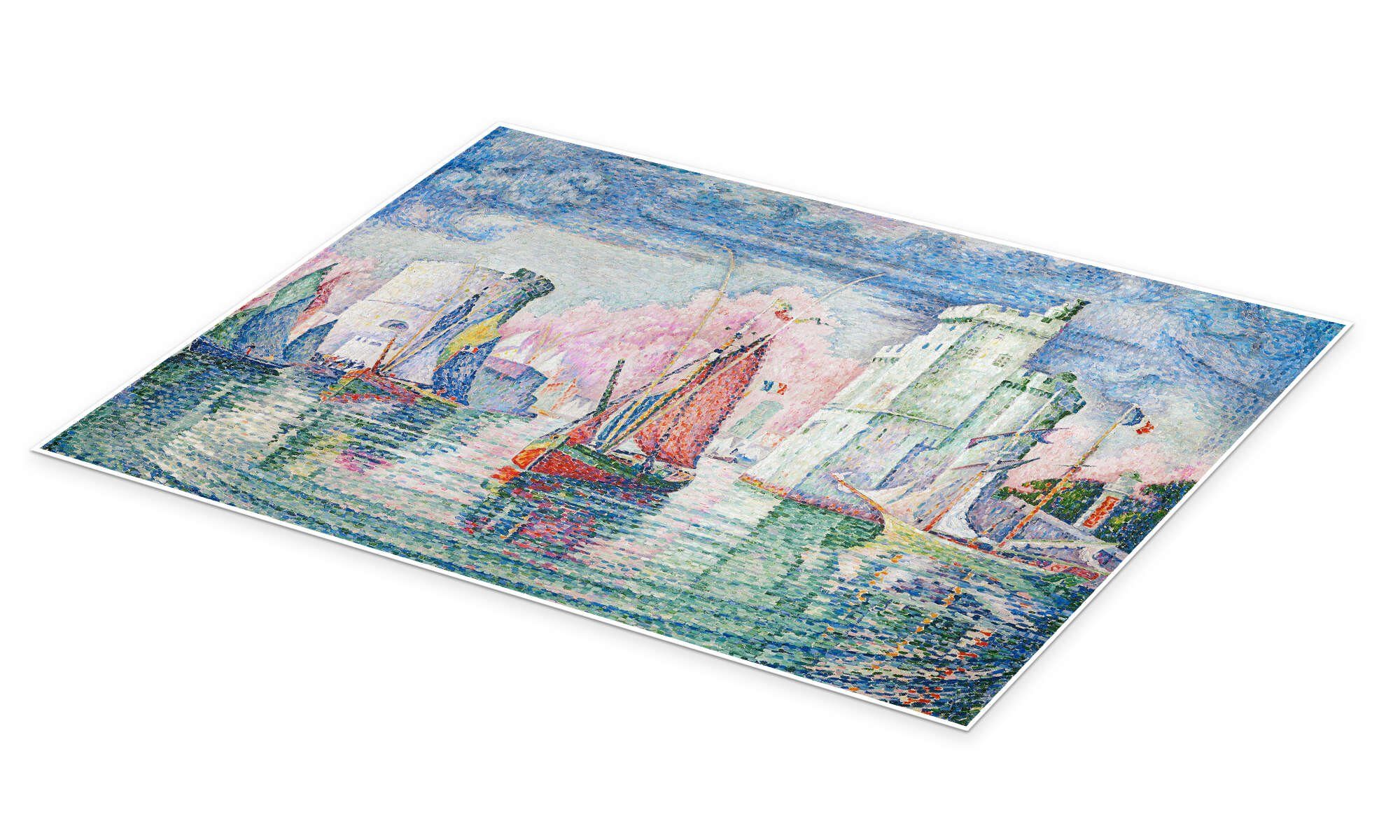 Posterlounge Wandbild Hafen in La Rochelle, Paul Signac, erhältlich als Poster, Leinwandbild, Wandsticker oder Acrylglasbild