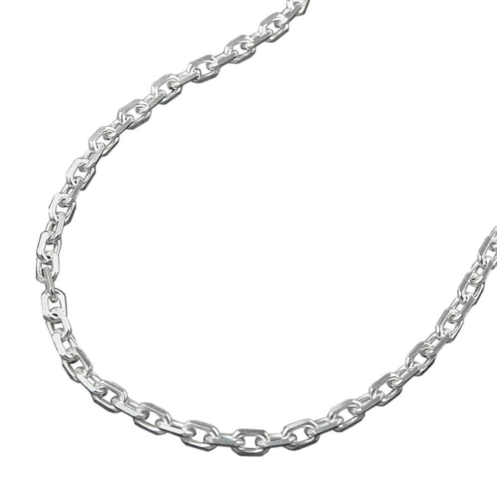 Silberkette 2mm Ankerkette aus 925 Silber, 38cm