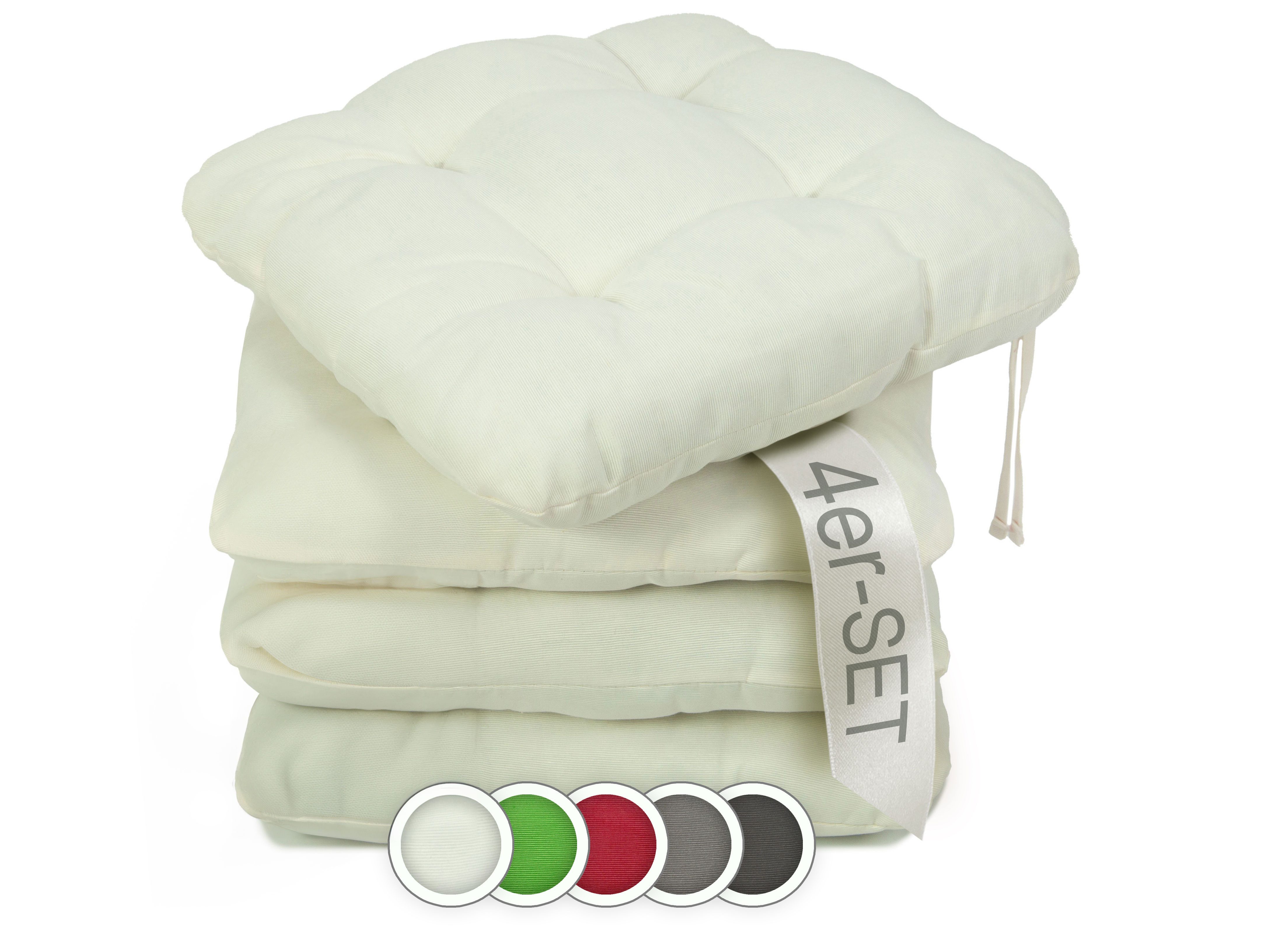 ZOLLNER Stuhlkissen, waschbar, Indoor und Outdoor, günstig online kaufen
