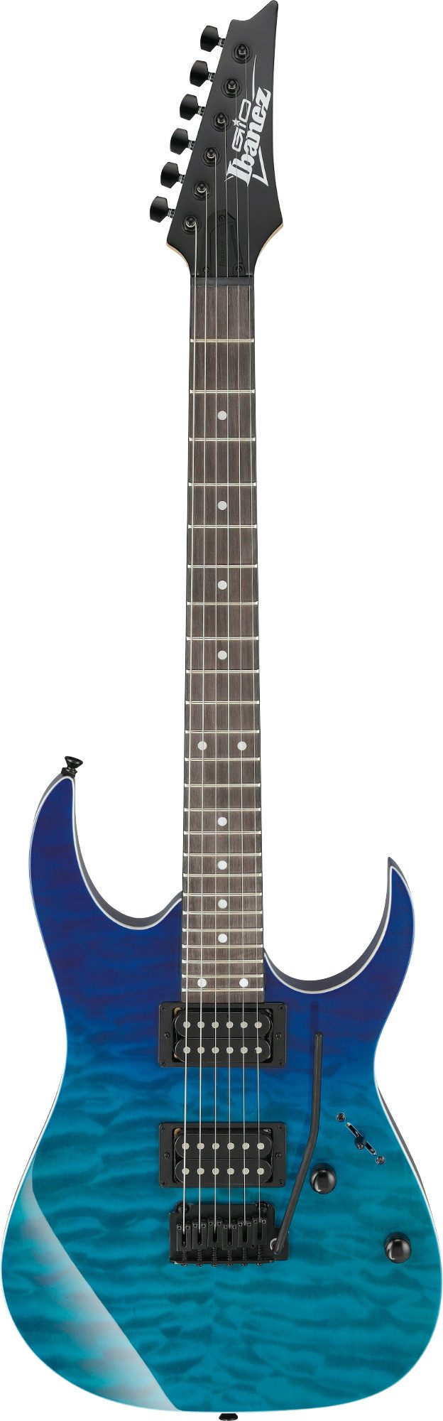 Ibanez E-Gitarre Ibanez GRG120QASPBGD Blue Gradation, RG, Ibanez GRG120QASP E-Gitarre in Blue Gradation!
