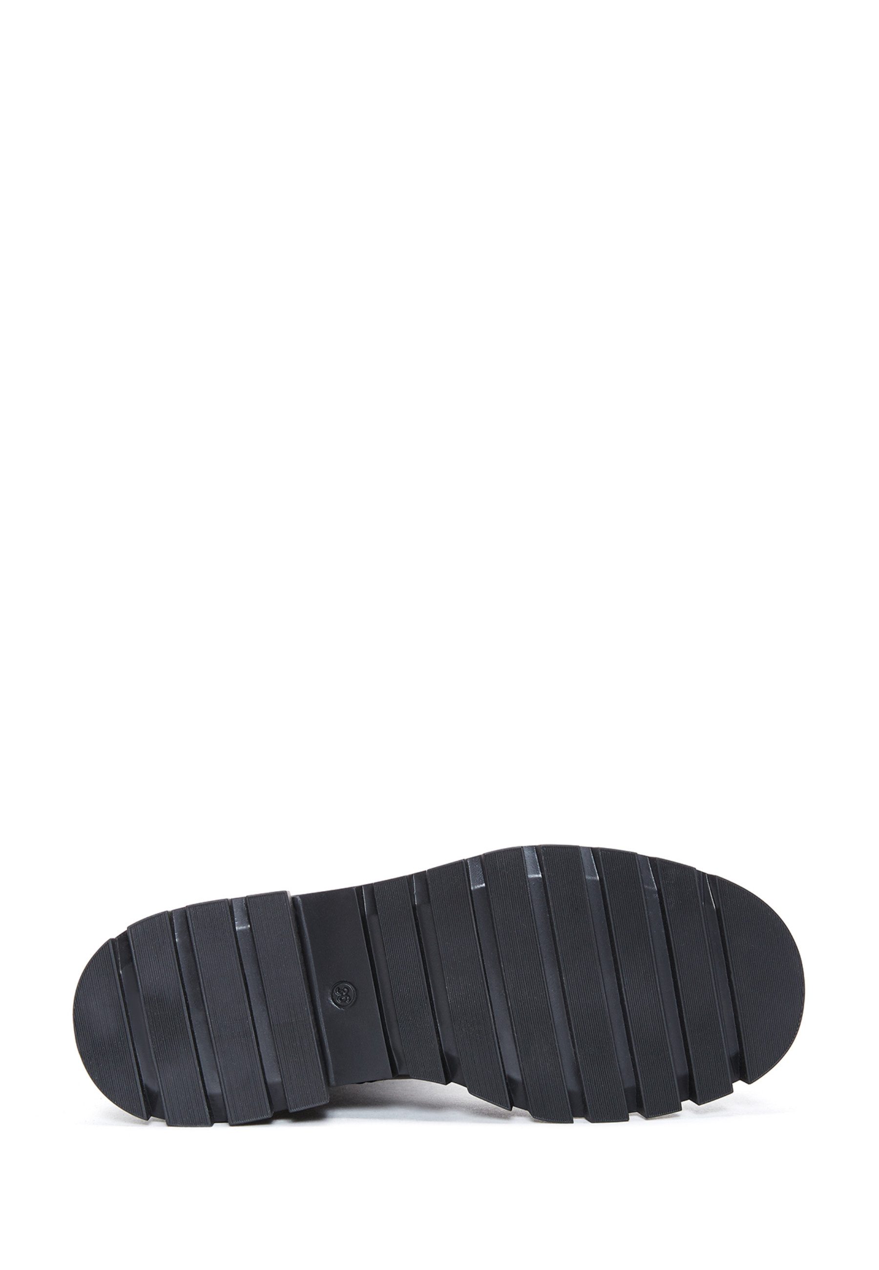 Derimod Stiefeletten aus Leder Ankleboots Stofffutter, TPU Sohle, Absatz 4,5 cm