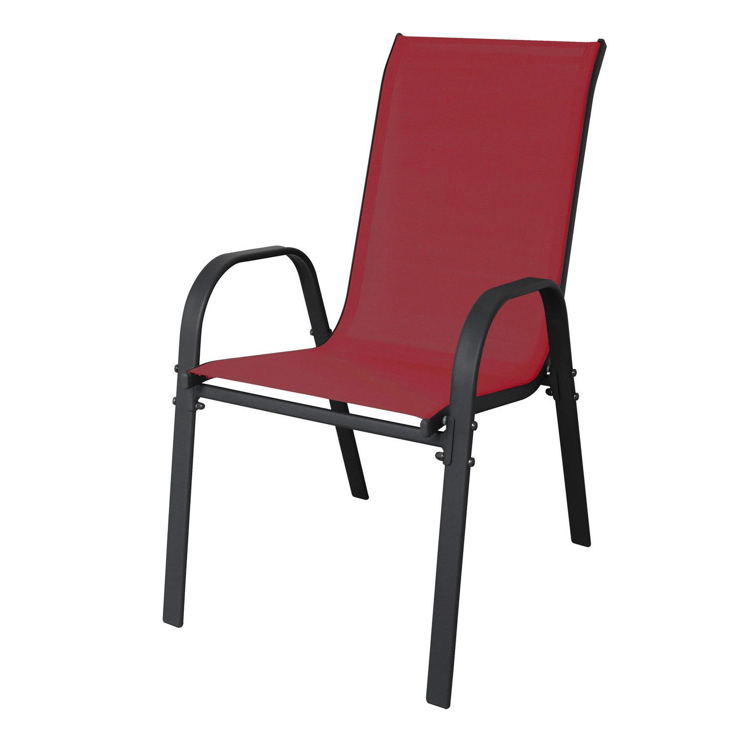 Mojawo Armlehnstuhl Outdoorstuhl Gartenstuhl Stapelstuhl Metall günstig online kaufen