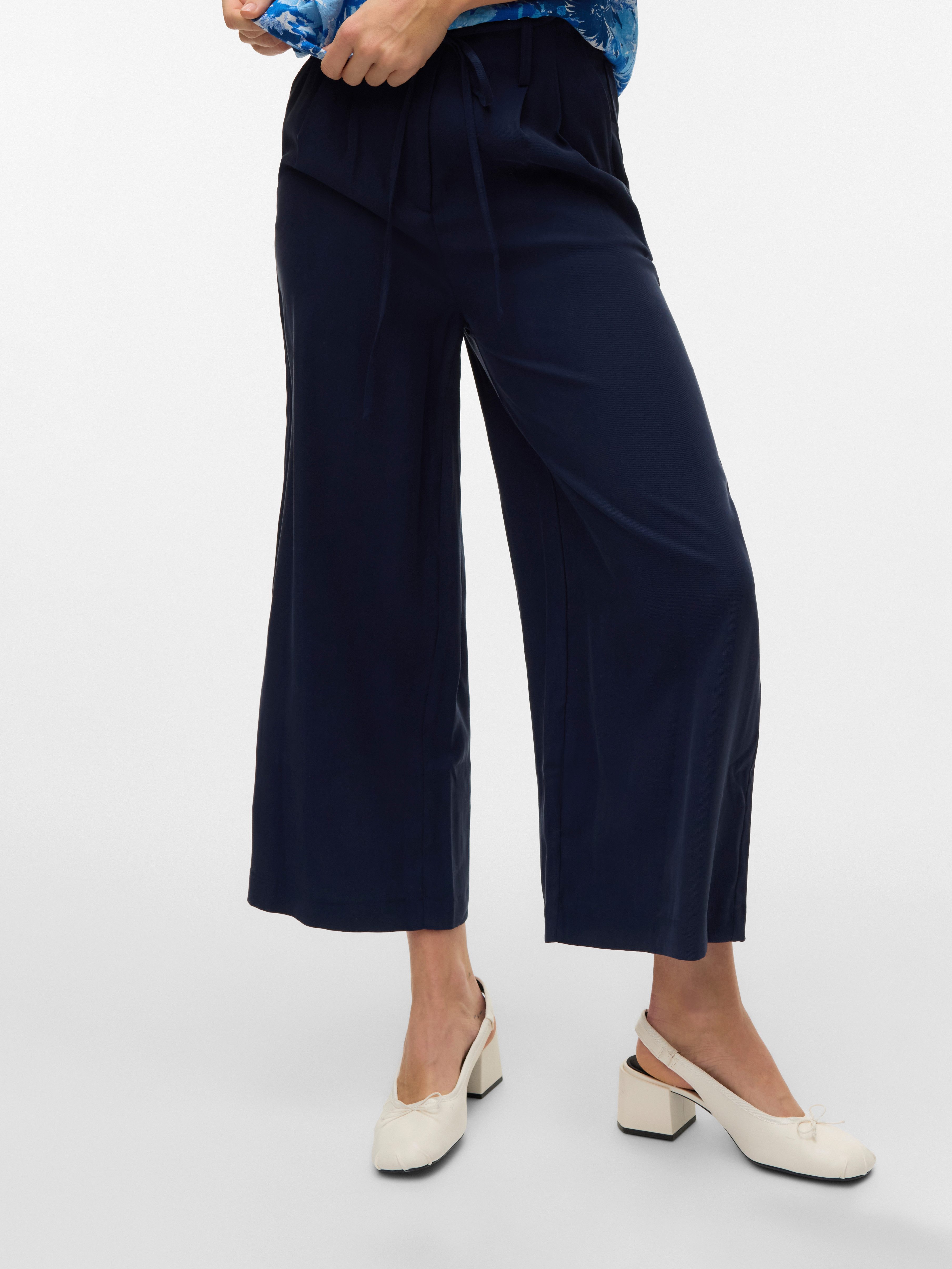 Vero Moda Culotte VMTANYA HW 7/8 WIDE PANTS Sommerhose günstig online kaufen