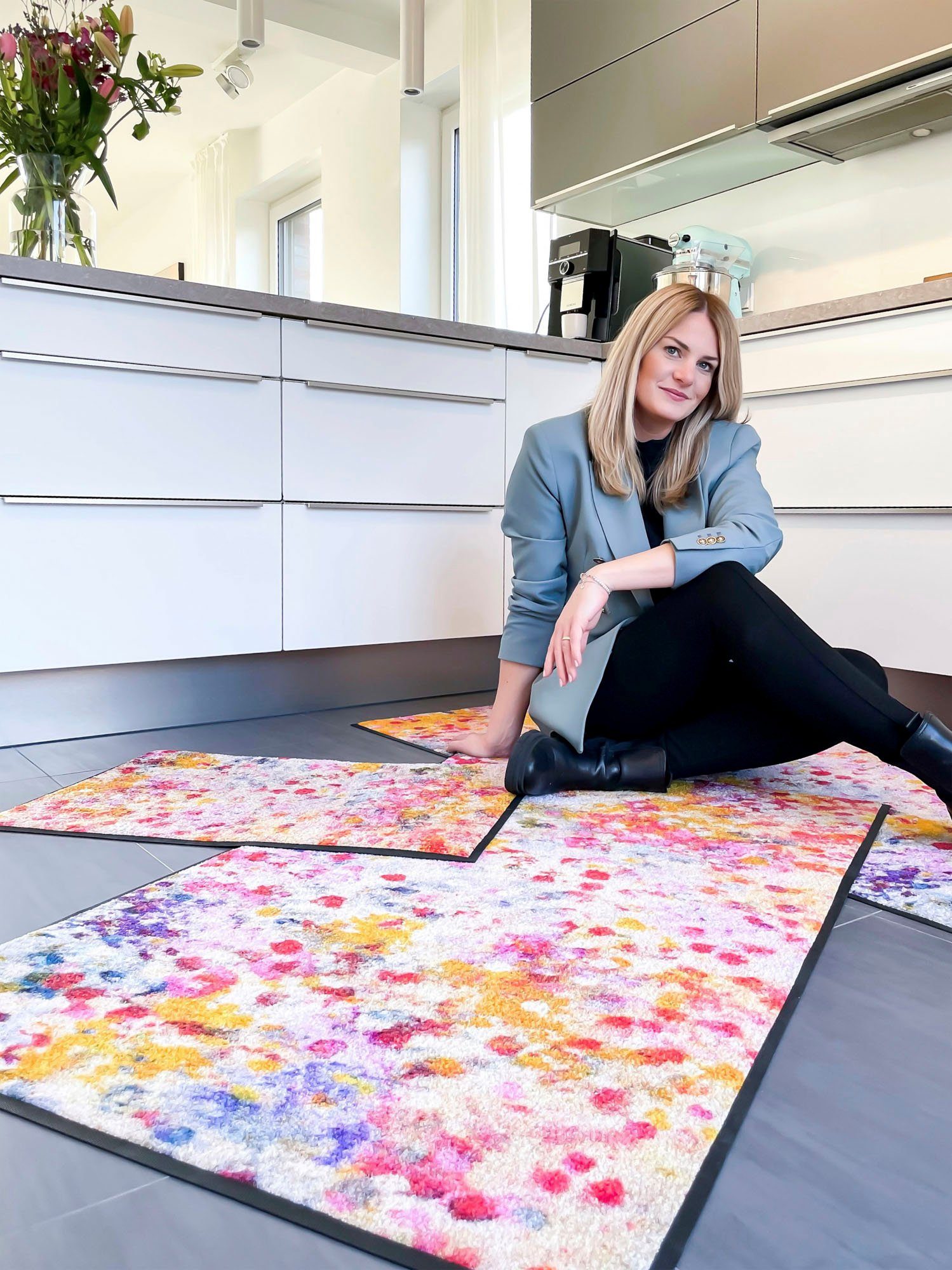 wash+dry by Kleen-Tex Fußmatte Wild Summer, rechteckig, Höhe: 7 mm günstig online kaufen