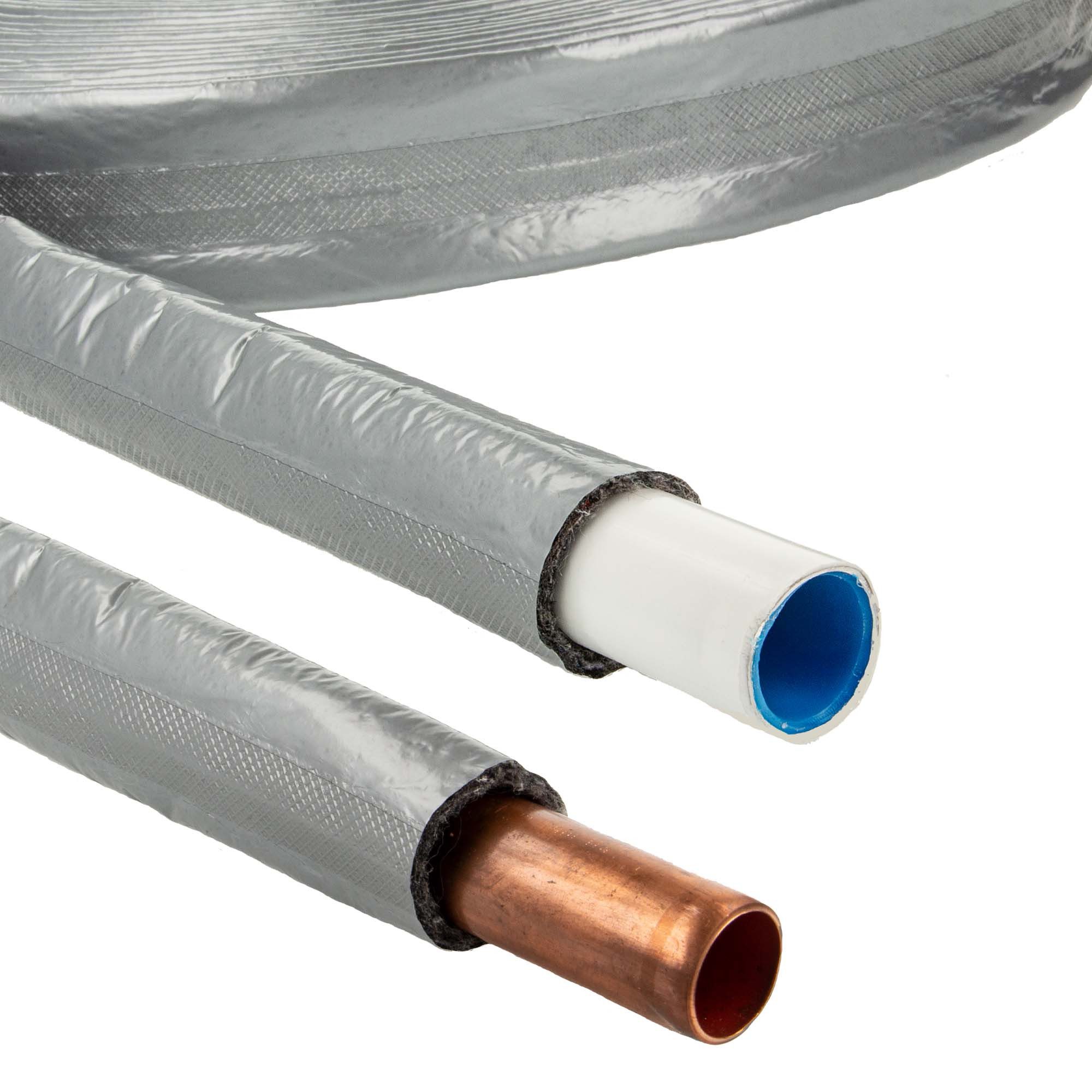 tecuro Isolierschlauch Vlies - Rohrisolierung, 4 mm Dämmstärke, Meterware