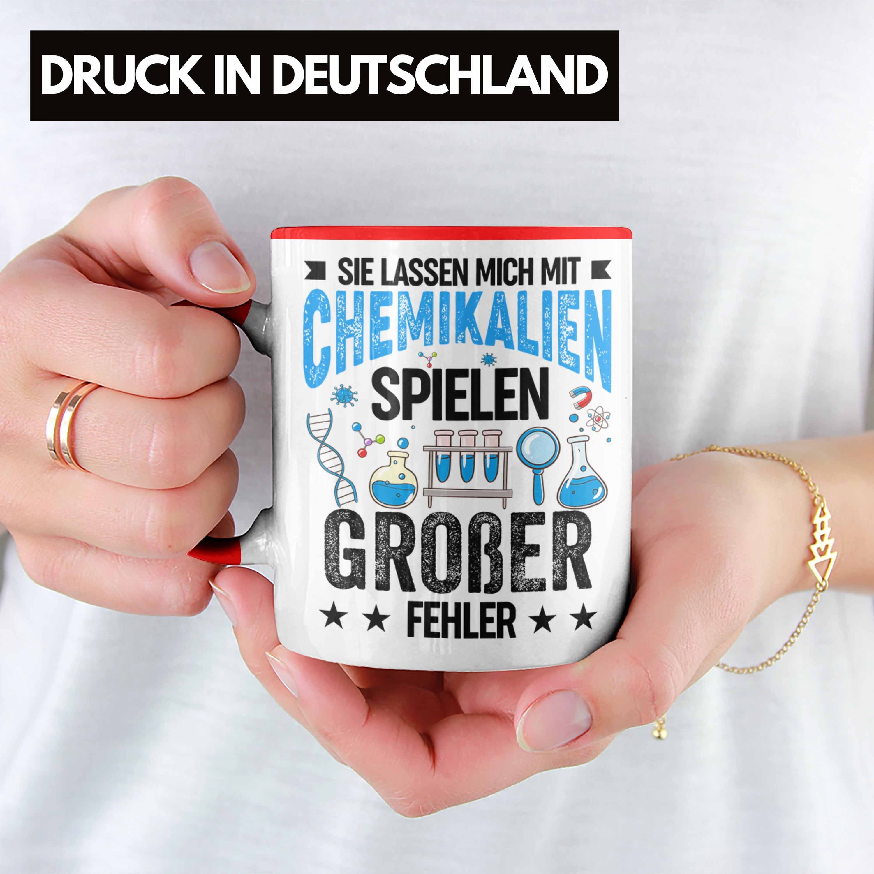 Chemiker Mich Student Geschenk - Chemikalien für Tasse Mich Lassen Trendation Tasse Spielen Trendation Chemie-Lehrer Sie Rot