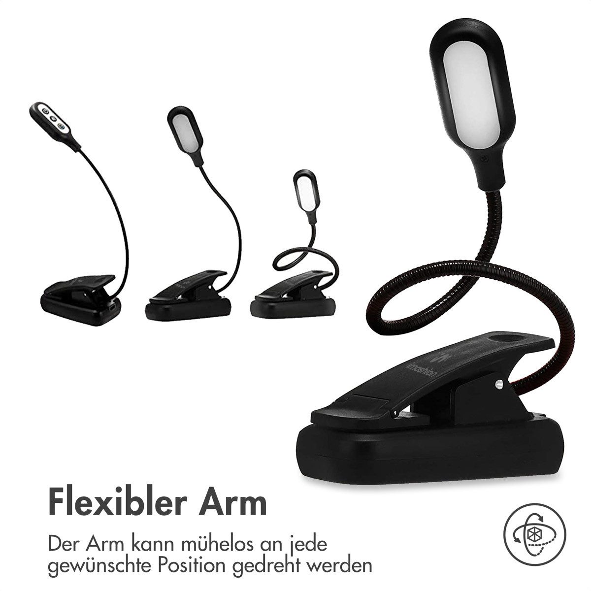 imoshion LED Leselampe imoshion LED-Leselampe - Schwarz – Bild 3 von 5