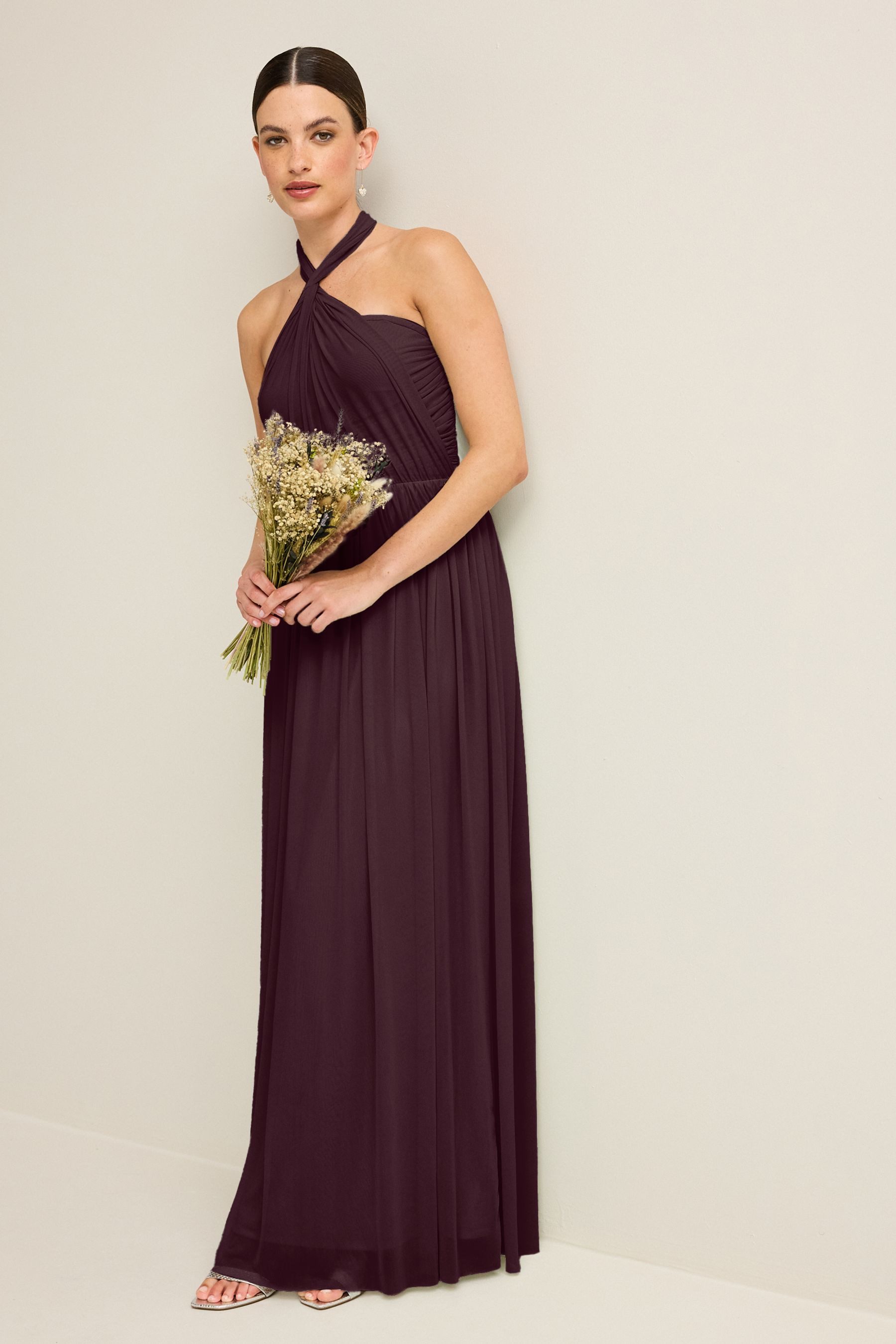 Next Partykleid Multiway-Brautjungfernkleid aus Mesh (1-tlg)