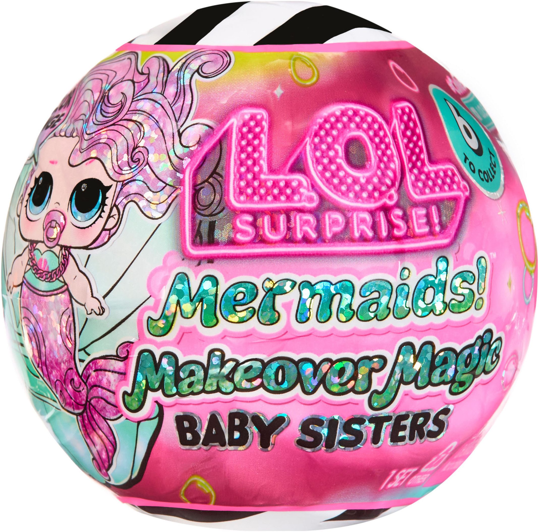 L.O.L. SURPRISE! Anziehpuppe L.O.L. Surprise Mermaids! Makeover Magic Baby Sisters, Sortierte Lieferung - Abbildungen dienen als Beispiele!