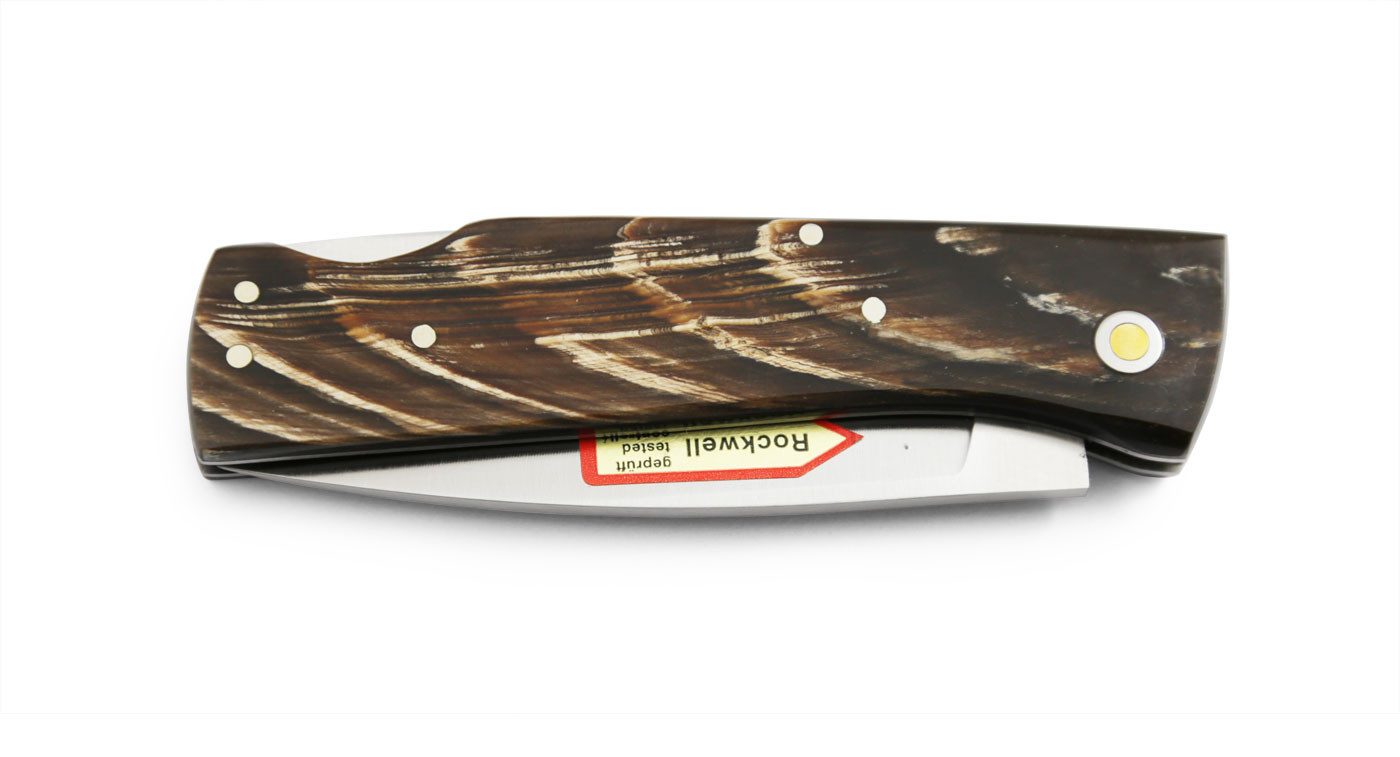 PUMA IP Taschenmesser PUMA IP companion mit Wildlederbeutel, büffelhorn Naturgriffschalen