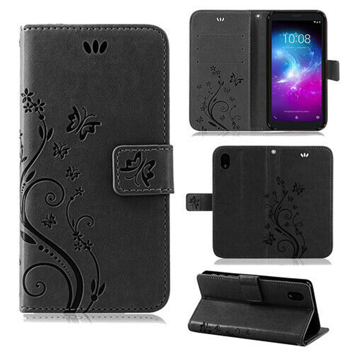 betterfon Handyhülle Handytasche für ZTE Blade A31 Lite / ZTE Blade L8 Buchhülle, Wallet Case mit Kartenfächern Magnetverschluss und weicher Innenhülle
