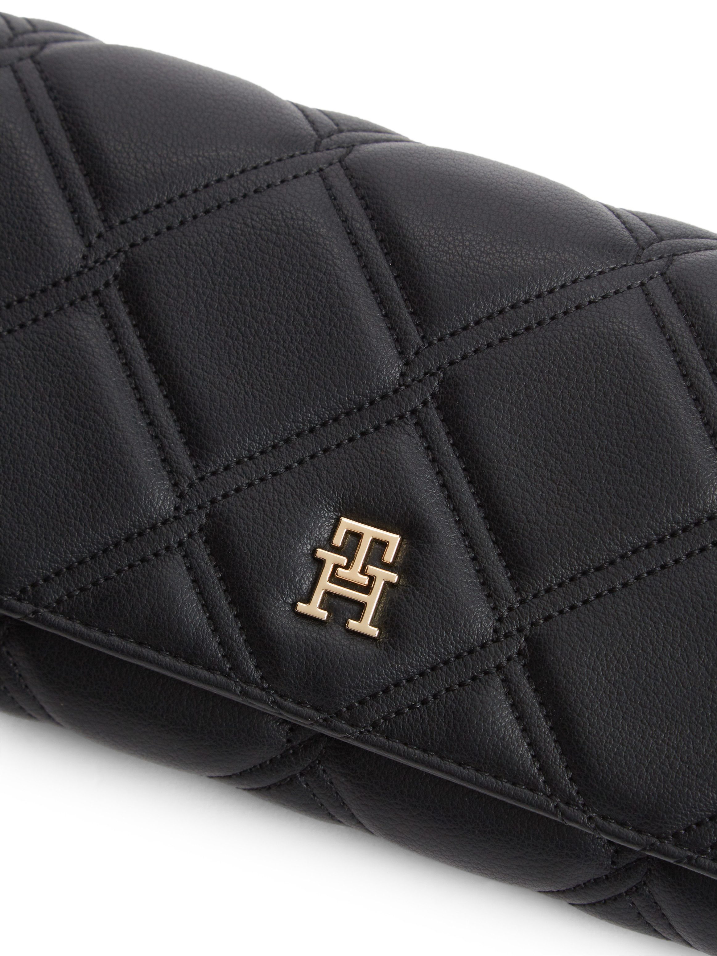 Tommy Hilfiger Geldbörse TH FEMININE WALLET ON CHAIN, Damen Geldbeutel, Minibag mit Zierkette als Umhängeriemen – Bild 3 von 4