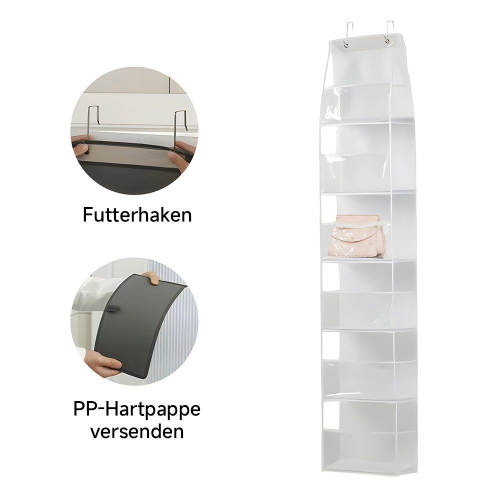 PODOFO Hängeregal Handtaschen Organizer Hängend, 6-Taschen Oxford Stoff Hän günstig online kaufen