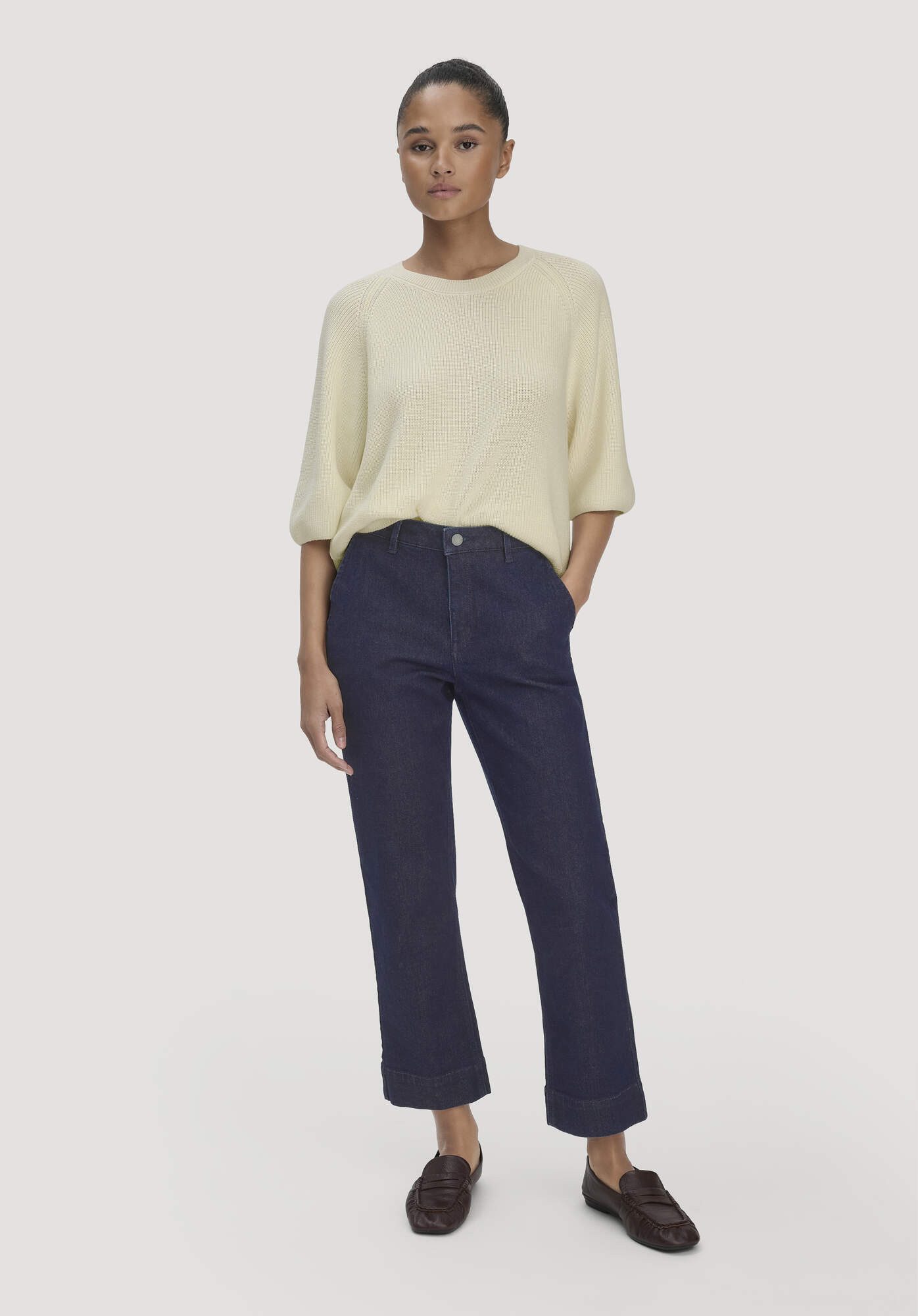 Hessnatur Bequeme Jeans aus Bio-Denim (1-tlg) aus Bio-Denim