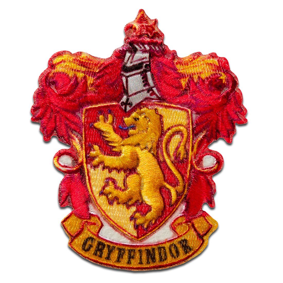 Catch the Patch Пластырь Bügelbild, Aufbügler, Applikationen, Patches, Flicken, zum aufbügeln, Polyester, Harry Potter Gryffindor Wappen - Größe: 7,8 x 6,4 cm