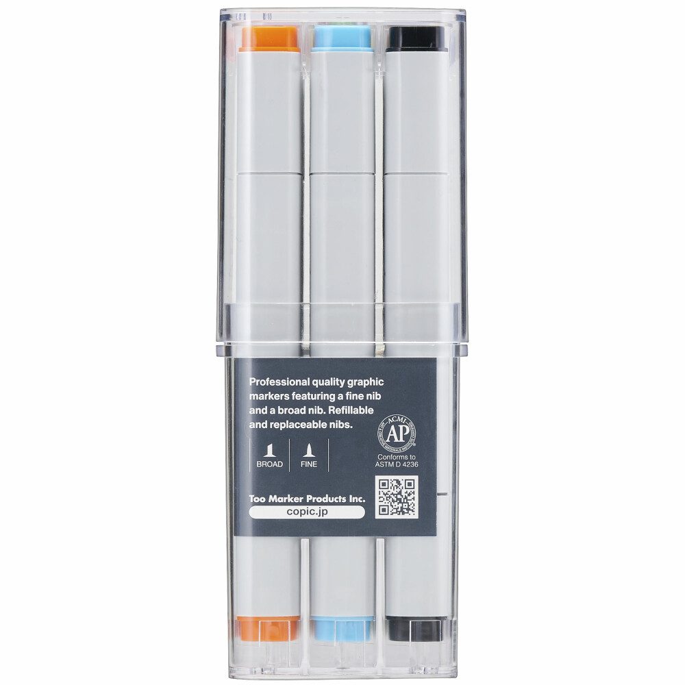 COPIC Marker Hochwertige Marker & Highlighter für Bürobedarf und Zeichnungen., (1-tlg)