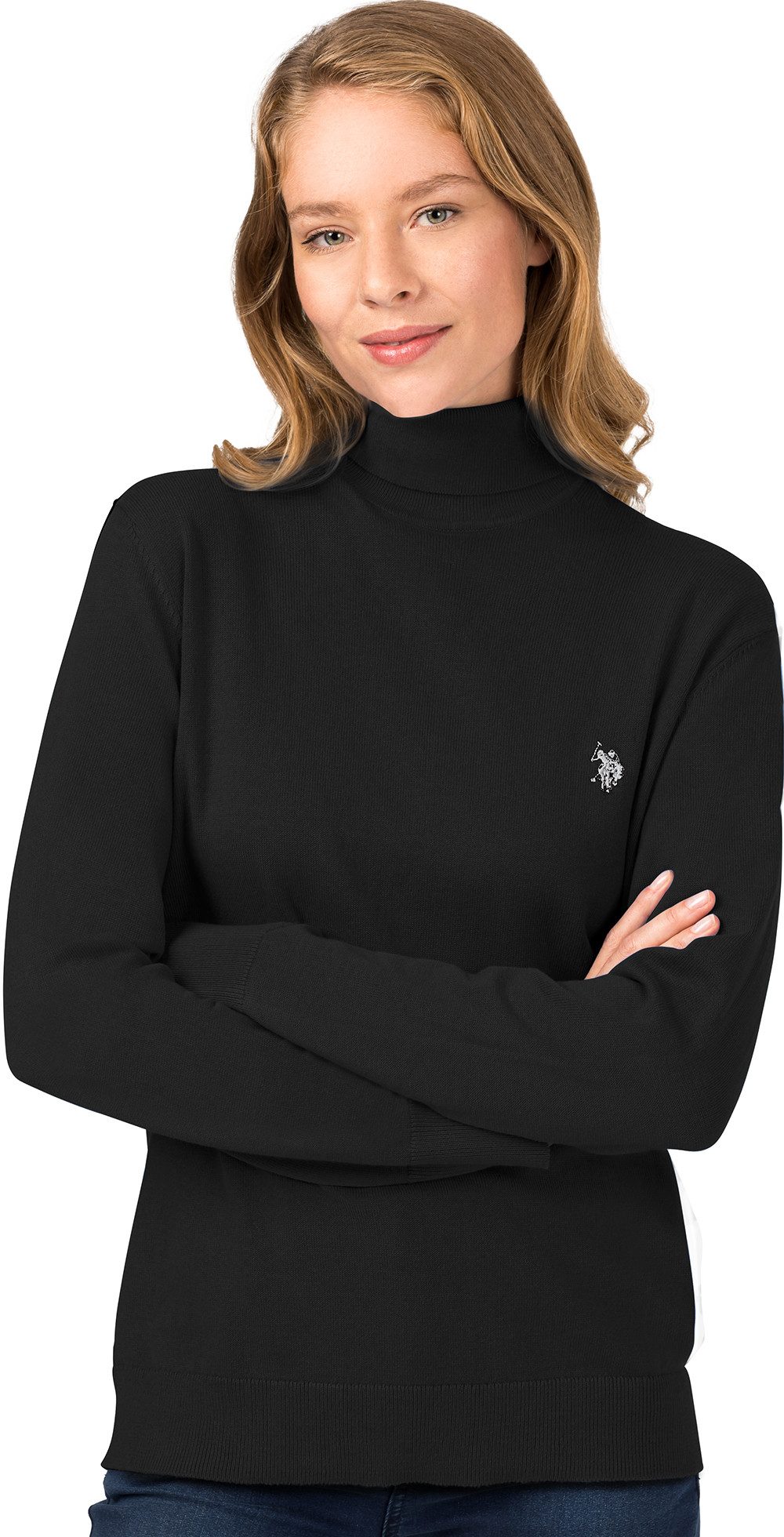 U.S. Polo Assn. Rollkragenpullover bequem, vielseitig und unkompliziert