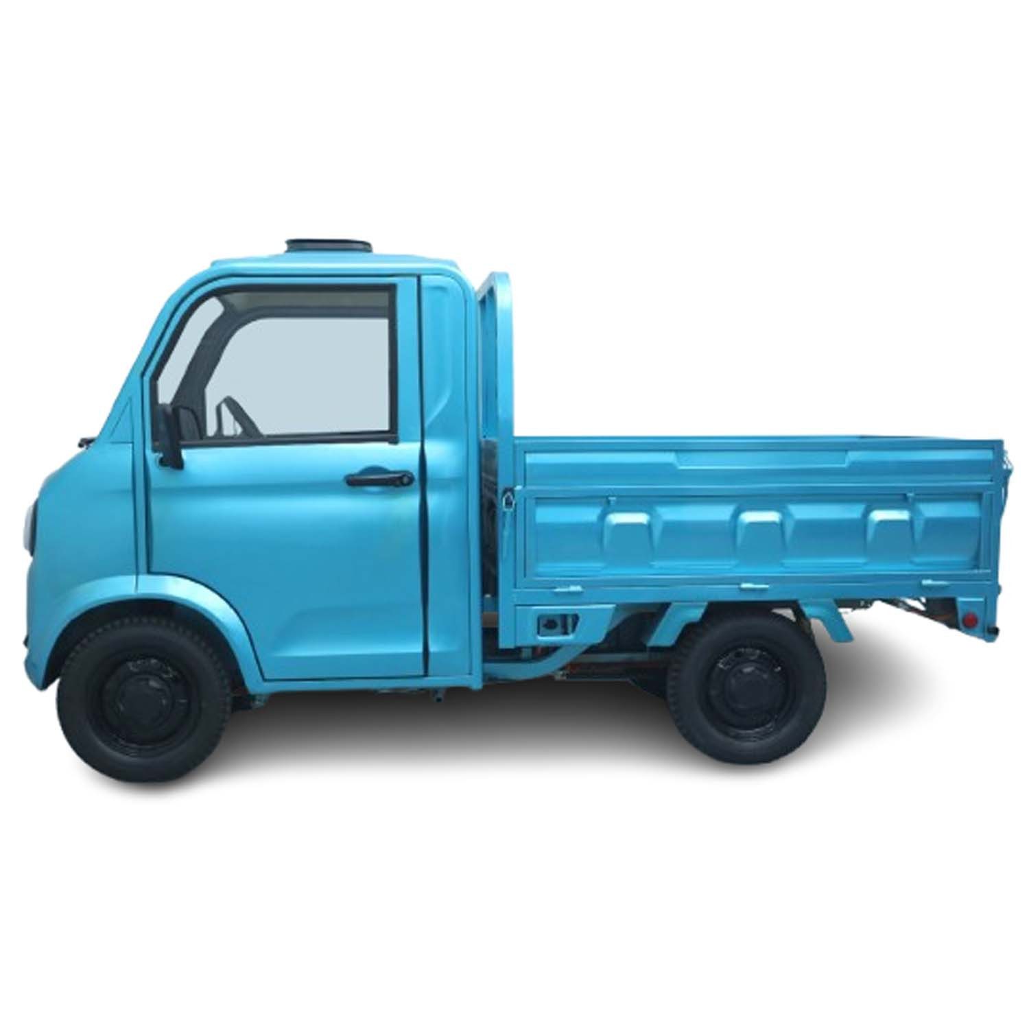 Urban Hopper E-Motorroller Elektro Kabinenroller Lastenrad Mini-LKW Urban Hopper Pickup Twin, 3000 W, 40 km/h, Twin Für 2 Personen, mit Pritsche, Reichweite 70km Blei-Gel-Akku COC