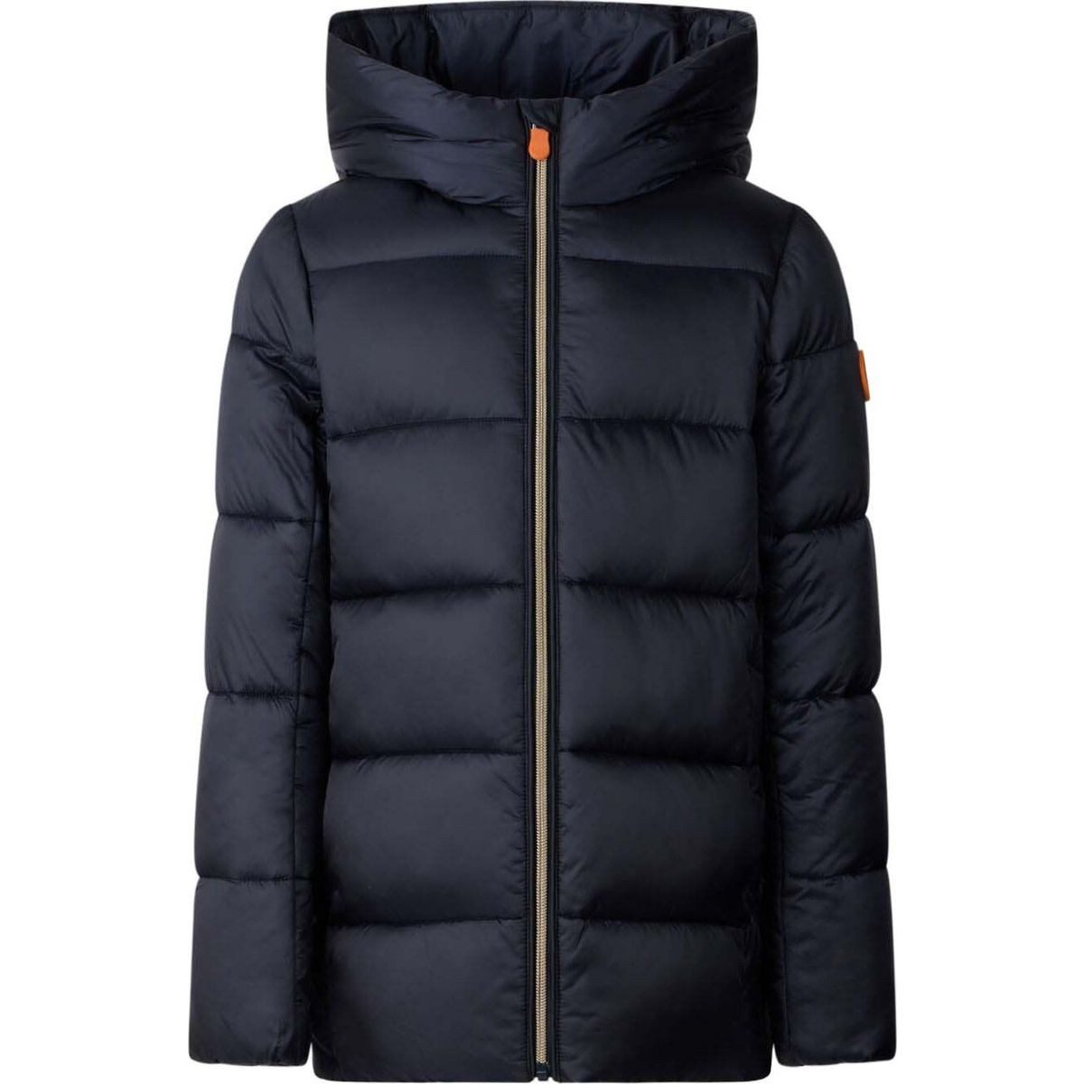 SAVE THE DUCK Funktionsparka Gracie Warme Mädchenjacke mit A-Linien-Form, Kapuze, elastischen Bündchen