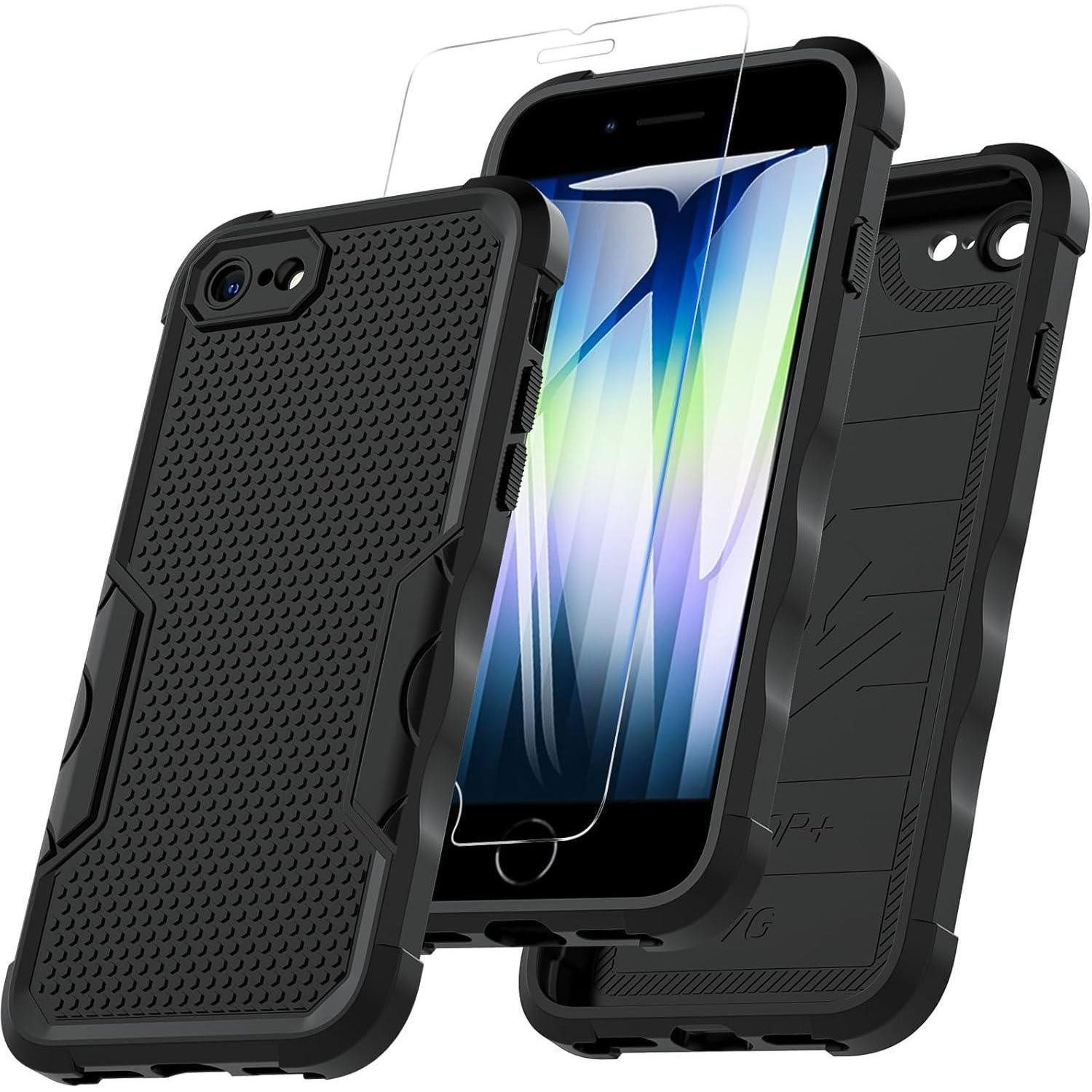 LuxusKollektion Handyhülle Handyhülle iPhone SE iPhone SE 2020 2022 iPhone SE 2020 2022 Schwarz