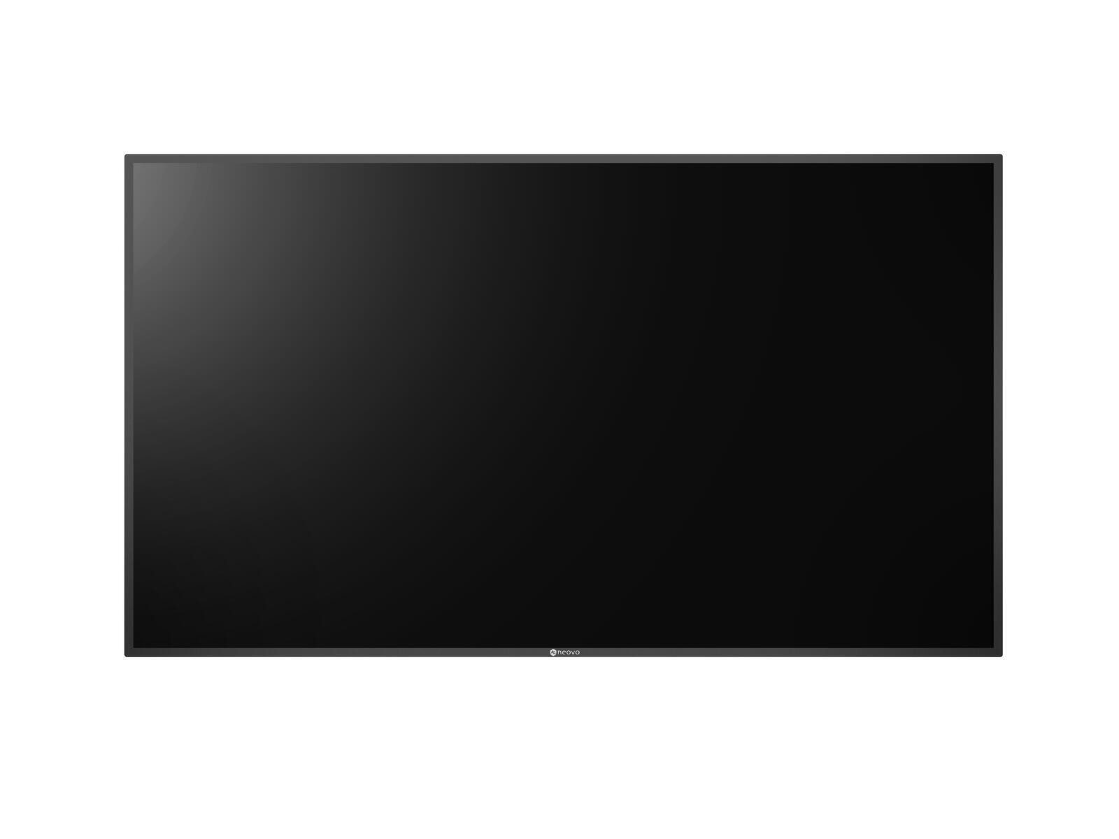 NEOVO 65' 4K Digital Signage Display LED-Monitor (3840 x 2160, 5 ms Reaktionszeit, 76 Hz, IPS Panel)