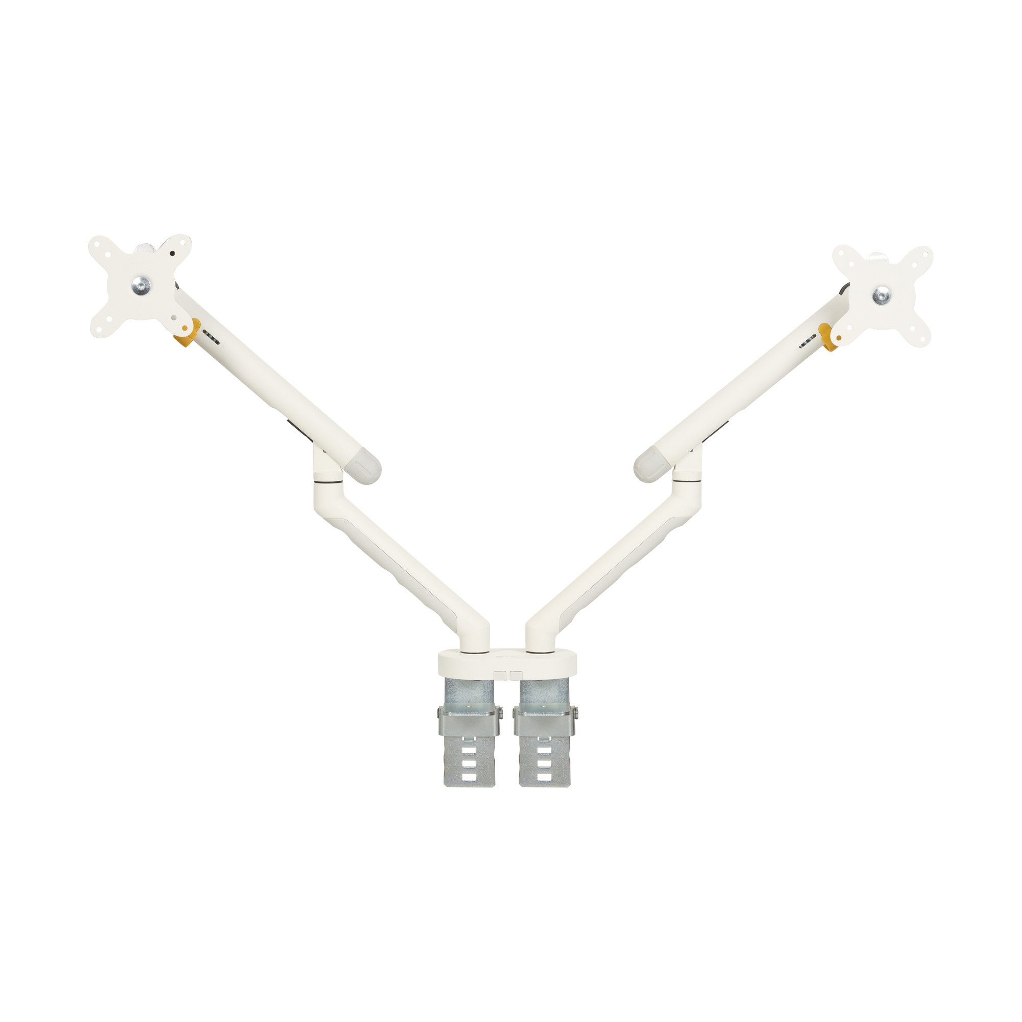 Bakker Elkuizen Monitor-Halterung Monitorarm dual BNEBFDW weiß