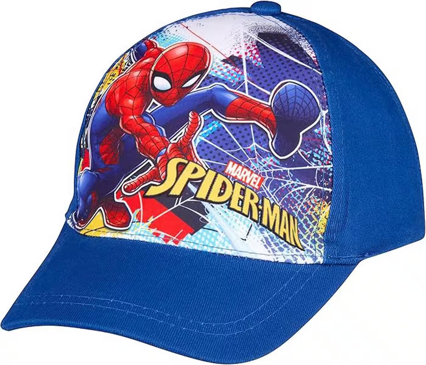 Spiderman Baseball Cap SPIDERMAN Kinder Cap Baseball Schirmmütze BlauJungen + Mädchen 56