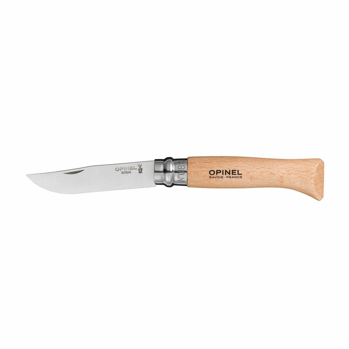 Opinel Taschenmesser Messer Opinel N8 8,5 cm Edelstahl Buchenholz