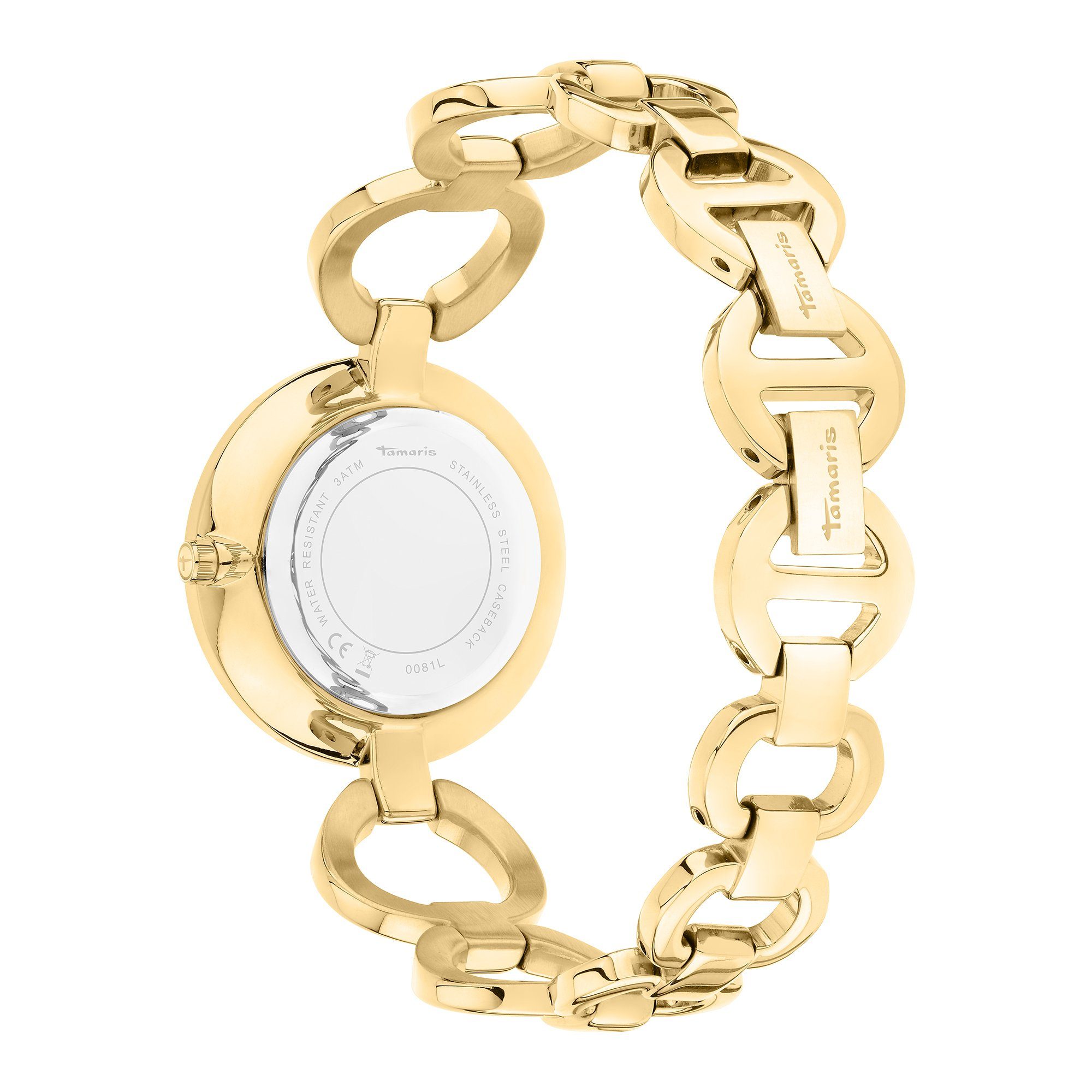 gold Quarzuhr Armbanduhr Tamaris