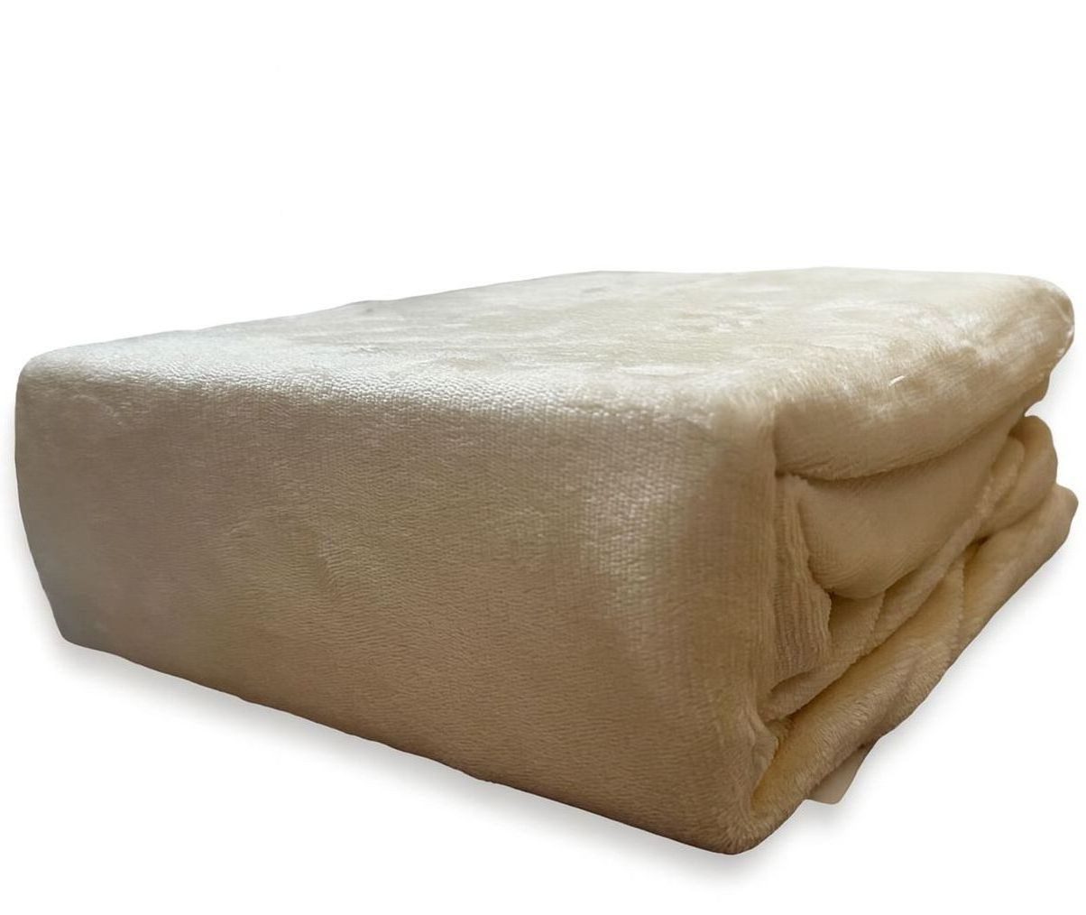 Leonado Vicenti Spannbettlaken Winter Teddy Plüsch Cashmere Touch Gummizug Spannbetttuch, Nicky, Gummizug: rundum, (1 Stück), flauschig warm kuschelig extra weich, Einfarbig