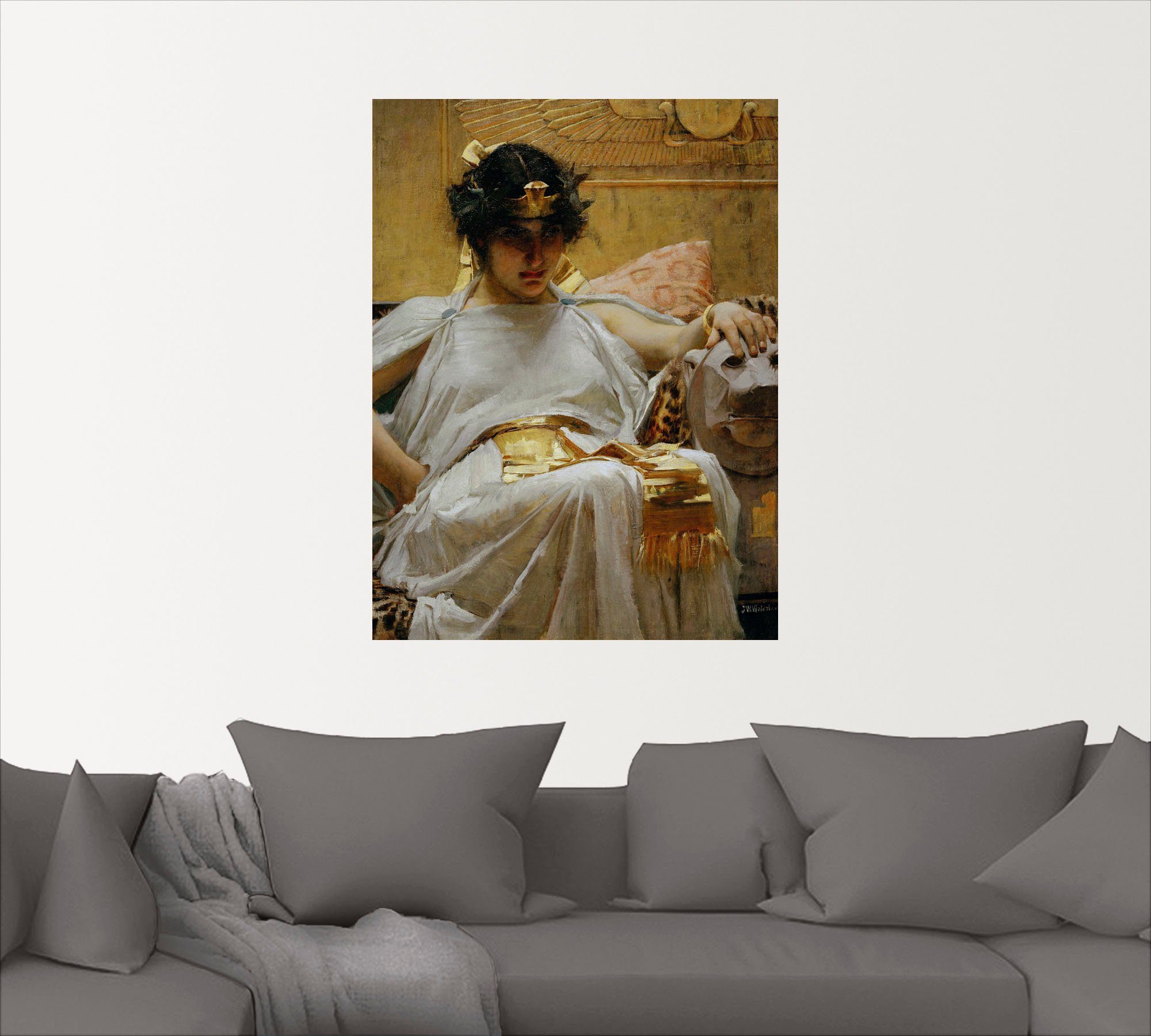 (1 Menschen in Leinwandbild, St), Poster oder Größen Wandaufkleber Wandbild versch. Artland als Kleopatra,