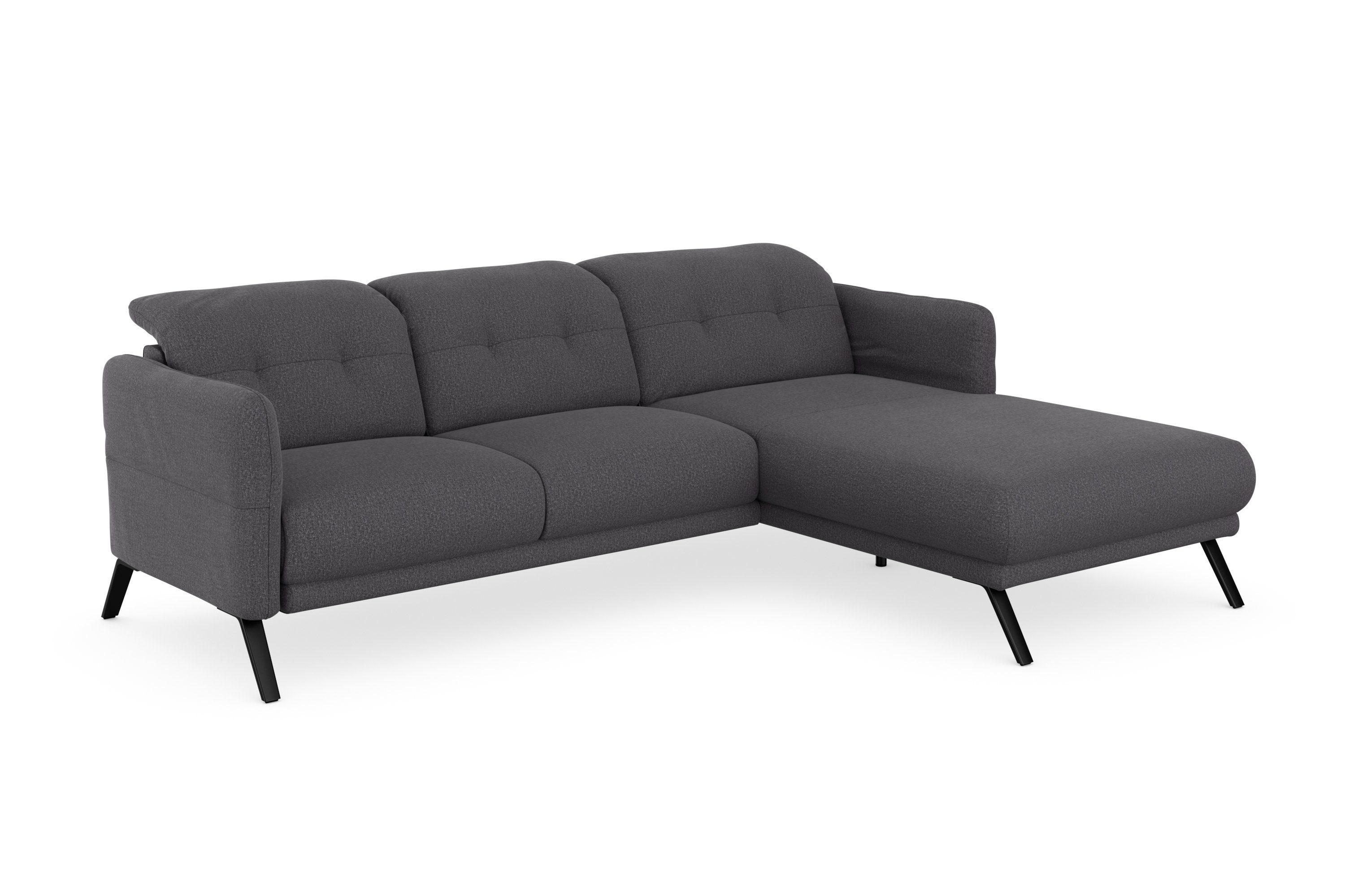 Armteilfunktion und mit Kopfteilverstellung sit&more Wahlweise Ecksofa Scandia,