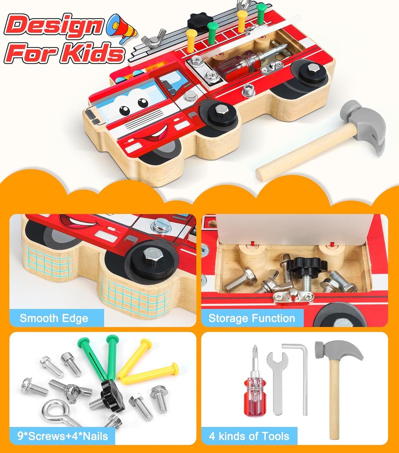 POPOLIC Lernspielzeug Montessori Spielzeug ab 3 4 Jahre, Montessori Schraub günstig online kaufen