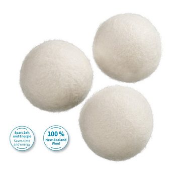 Xavax Trocknerball Trocknerbälle aus Wolle, 3 Stück, Wasch-/Trocknerball