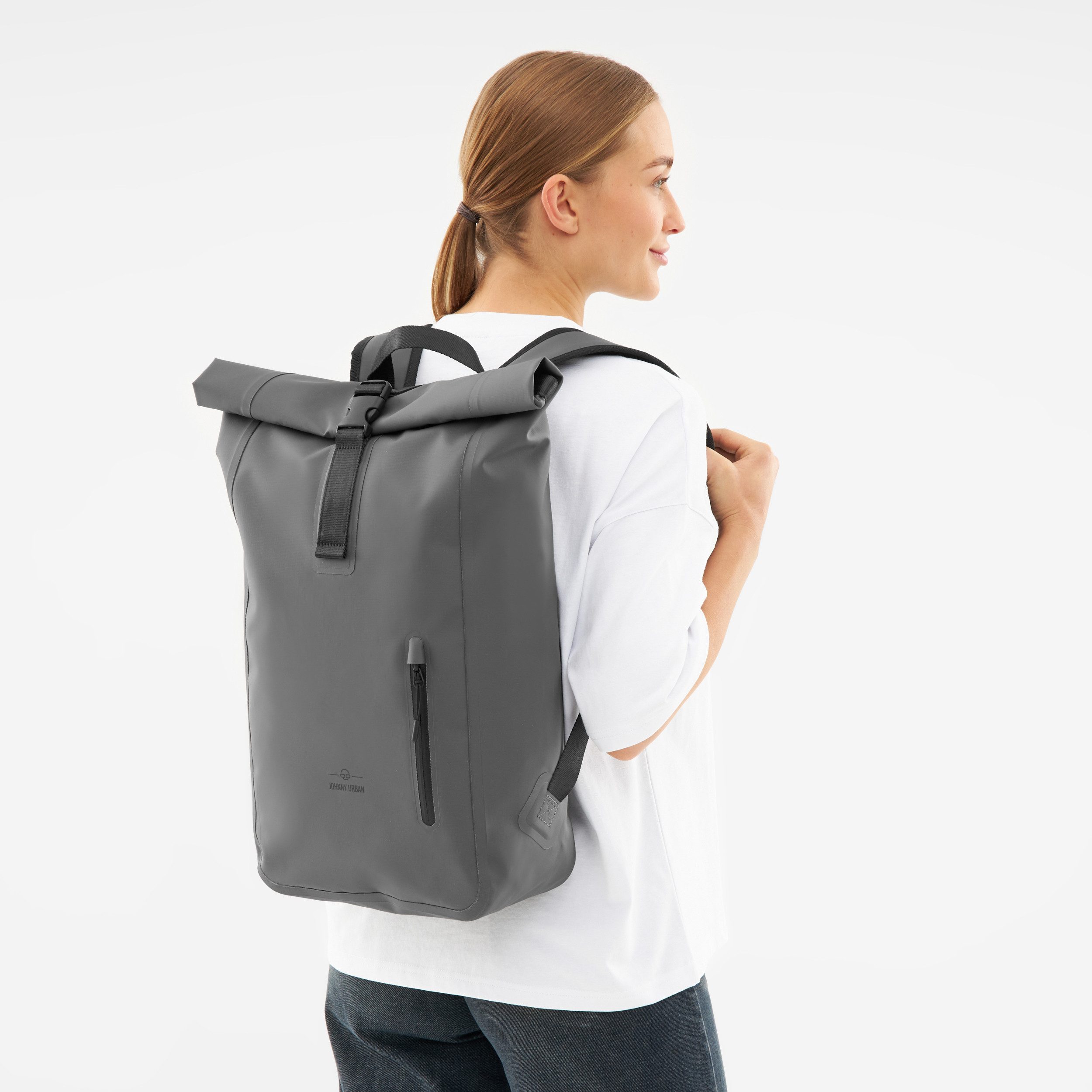Johnny Urban Fahrradrucksack Conor Wasserdichter Rolltop Rucksack (1-tlg), 16 Zoll Laptopfach, Wasserdichtes Material