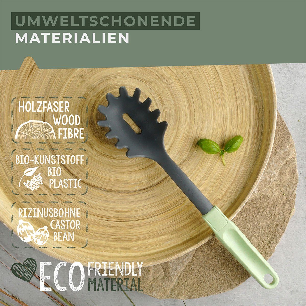 FACKELMANN Nudellöffel Spaghettilöffel