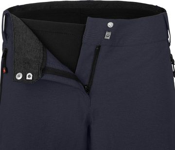 Bergson Fahrradhose VALLI Bermuda Damen Radshorts, robust, elastisch, Normalgrößen, Nacht blau