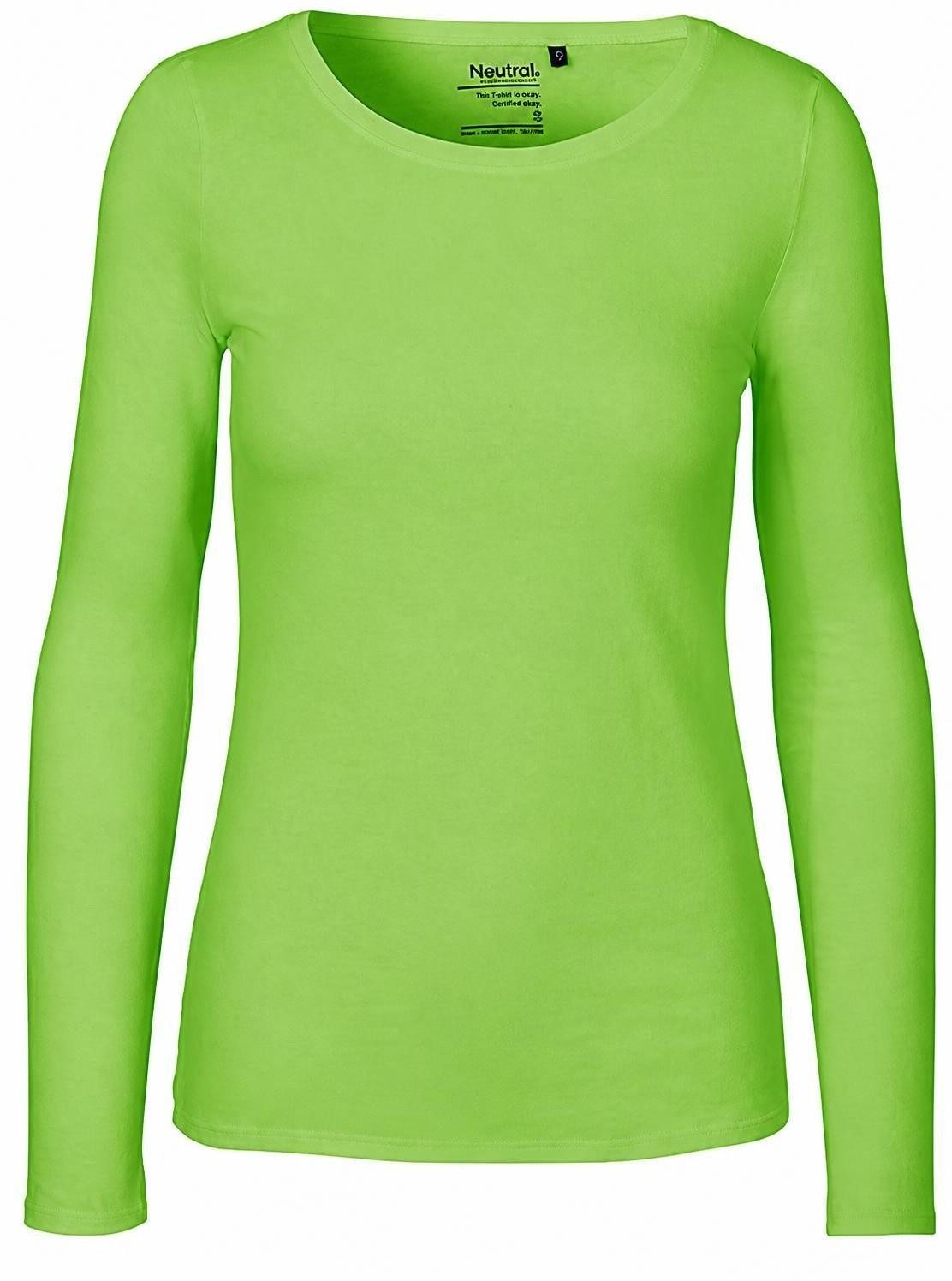 Neutral Langarmshirt Damen Long Sleeve T-Shirt / 100% Fairtrade-Baumwolle